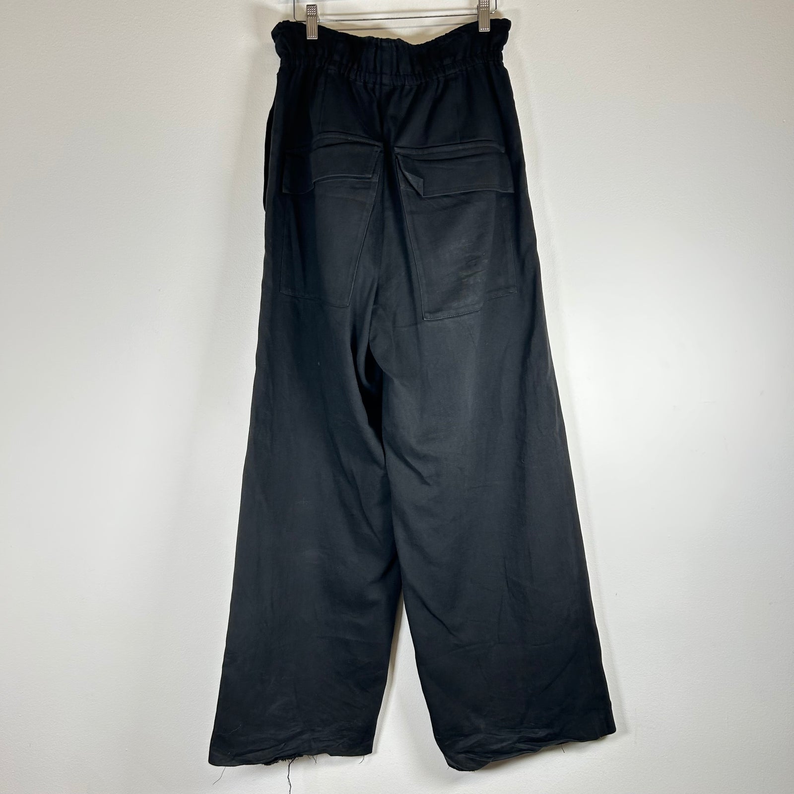 Dries Van Noten Black High Waisted Cargos Size L