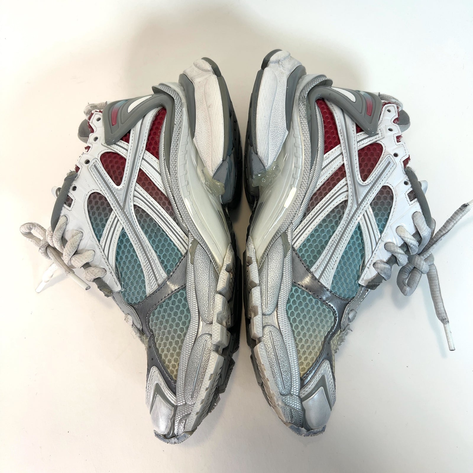 Balenciaga Gradient Mesh Runner Lowtop Sneakers