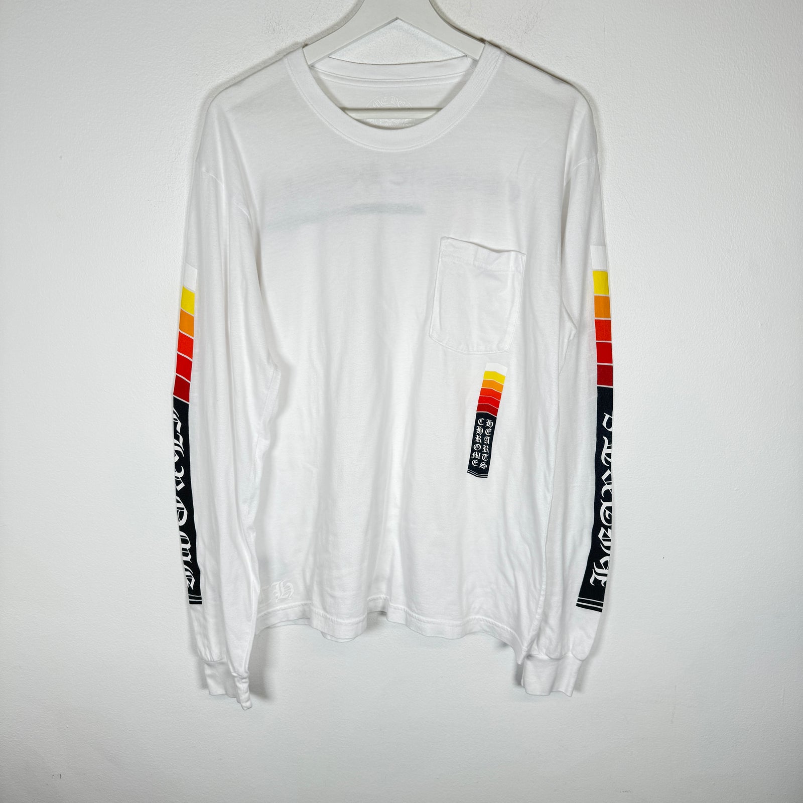 Chrome Hearts White Gradient LS Tee Size L