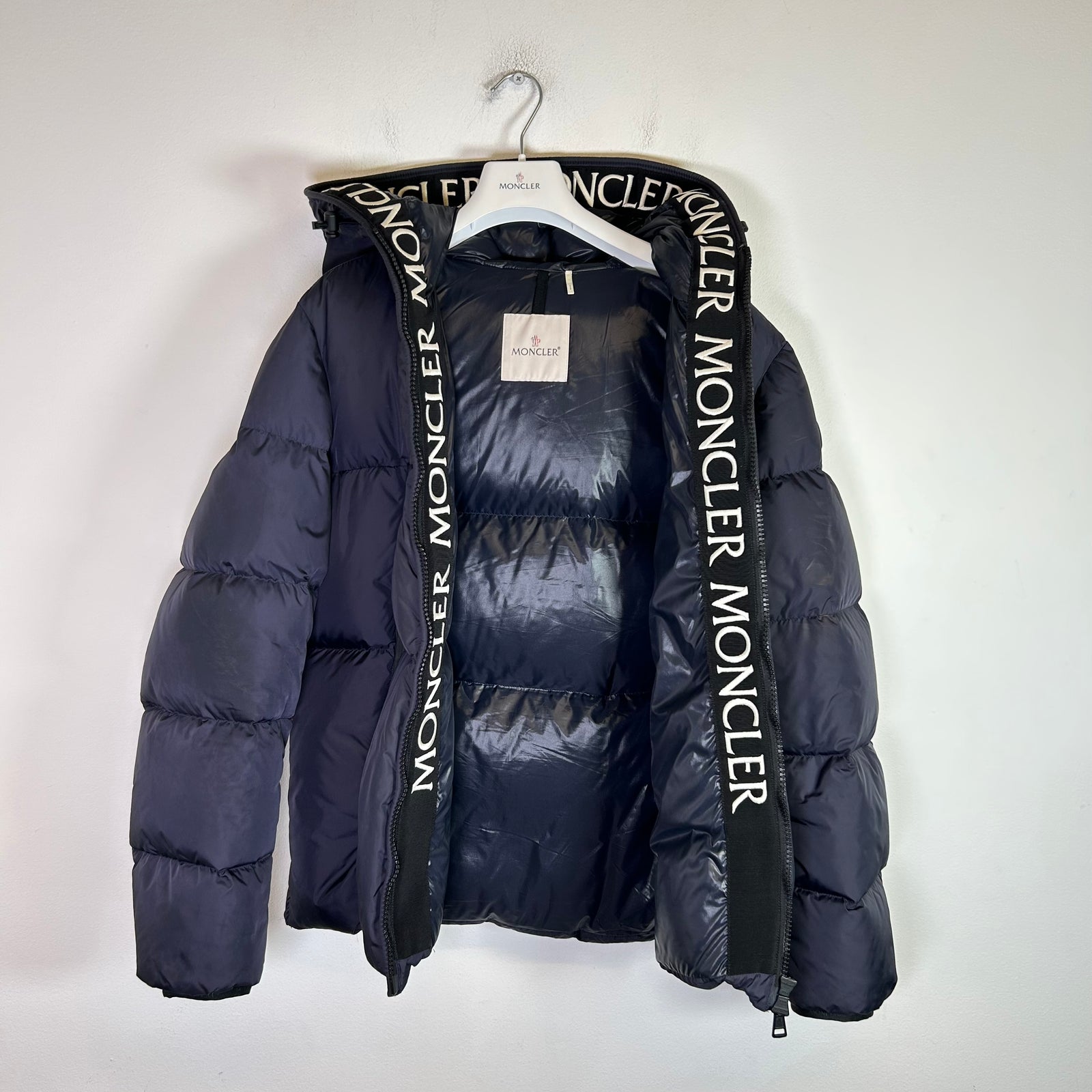 Moncler Montcla Navy Down Jacket Size 4