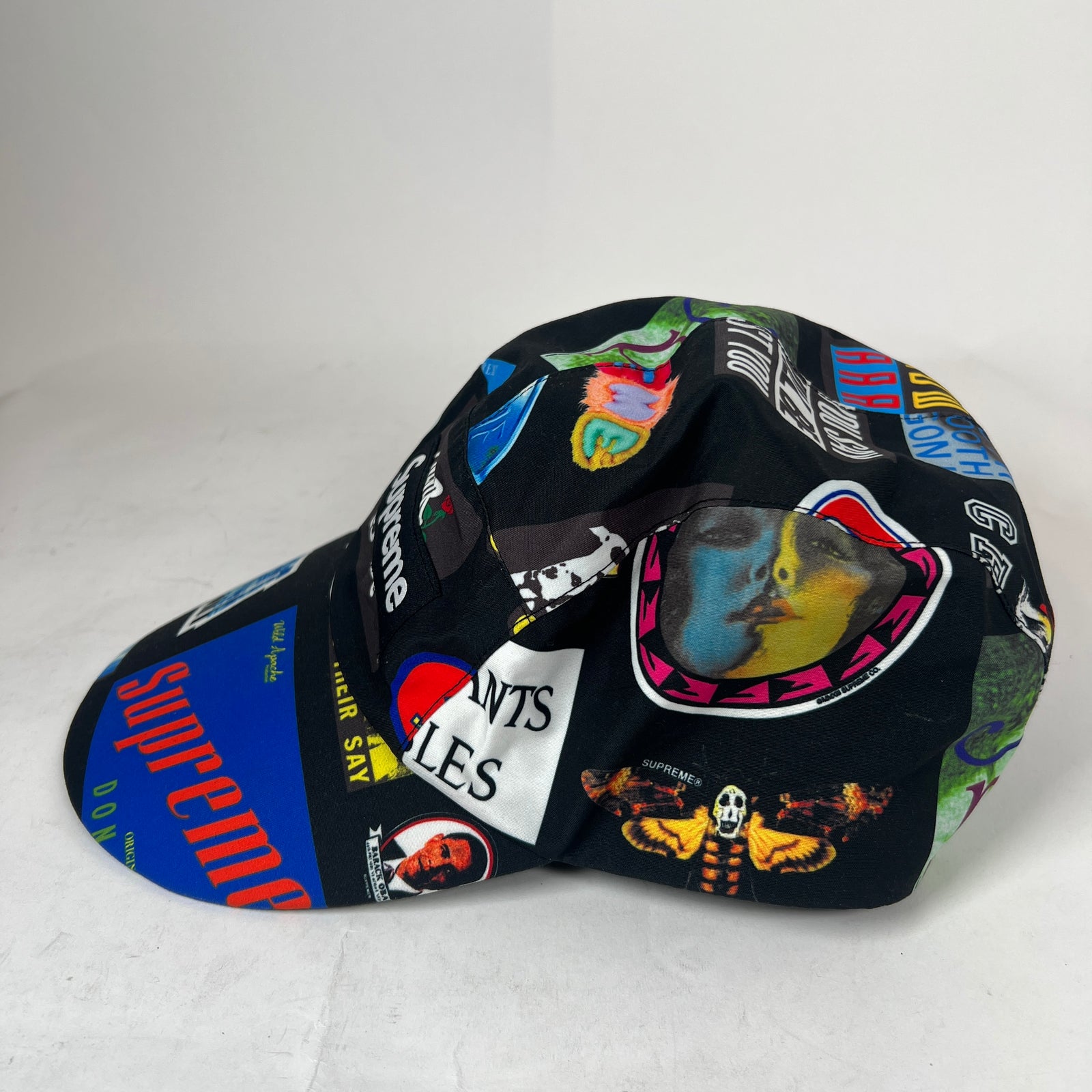 Supreme GORE-TEX SS21 Black Stickers Long Bill Cap