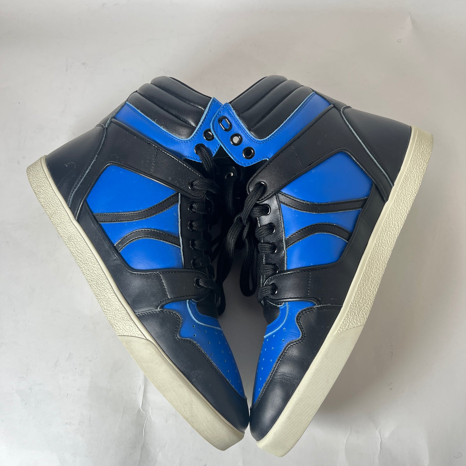 Celine Royal Blue Brake High-Top Sneaker Size 44