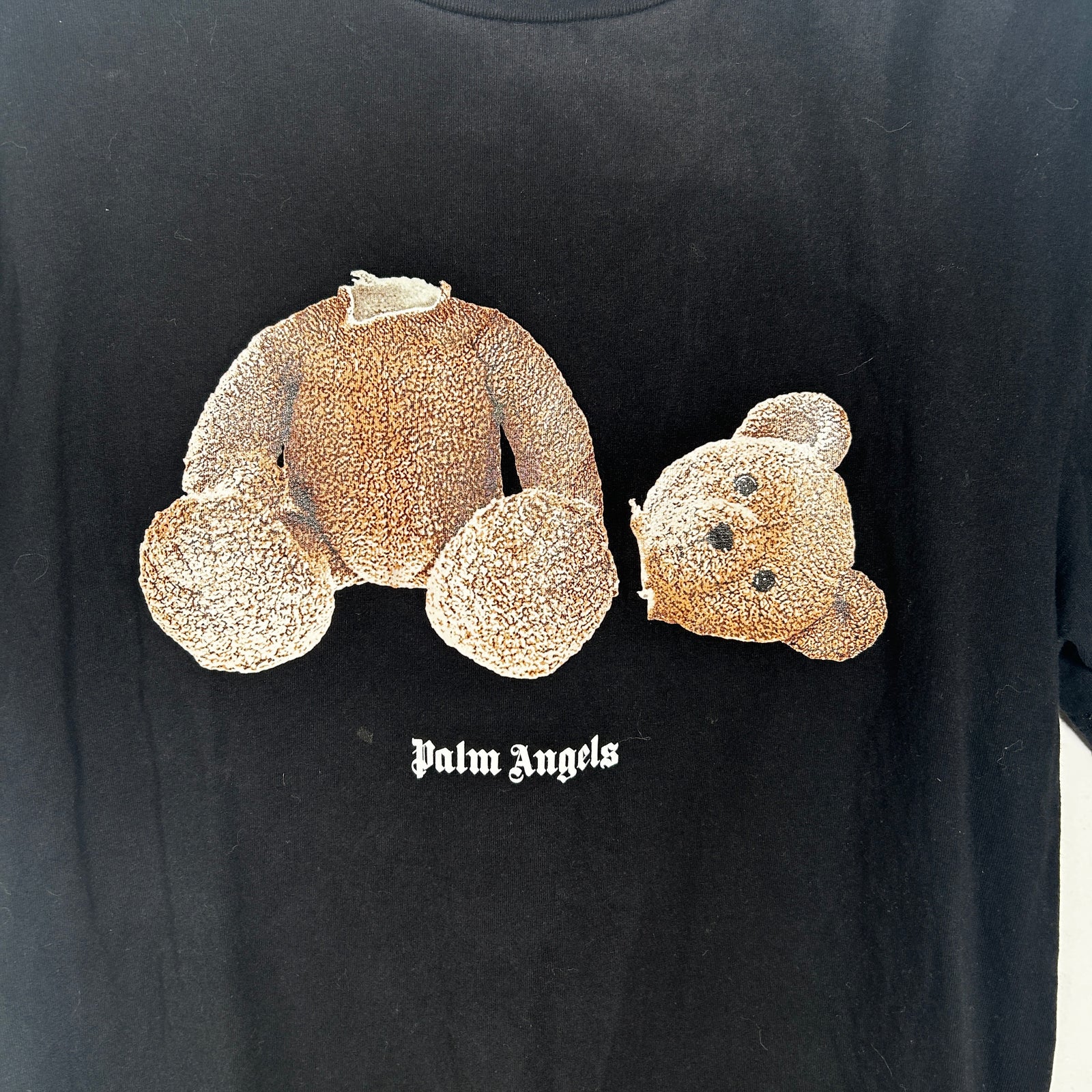 Palm Angels Cut Off Head Teddy Bear Tee Size S