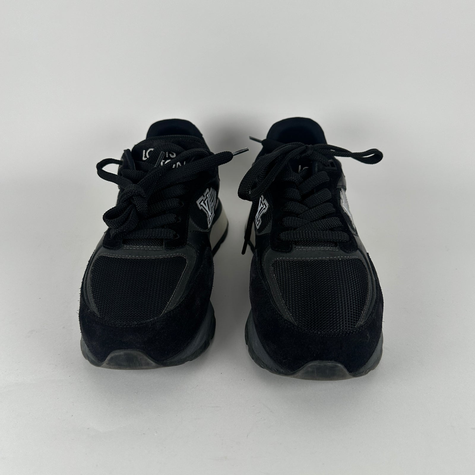 Louis Vuitton Runaway Black / Grey Sneakers Size LV 6.5