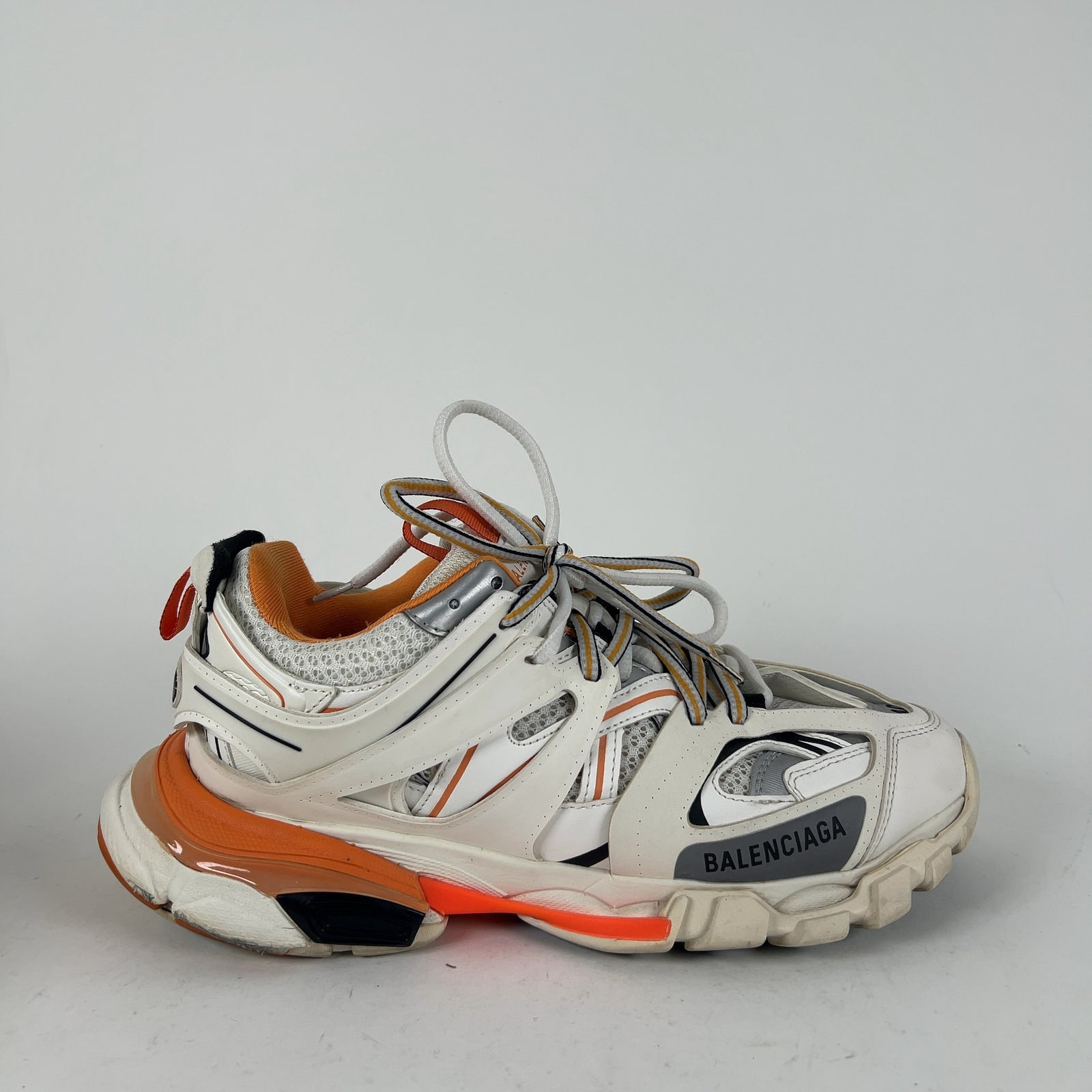 Balenciaga Track Orange/White Low-Top Sneaker