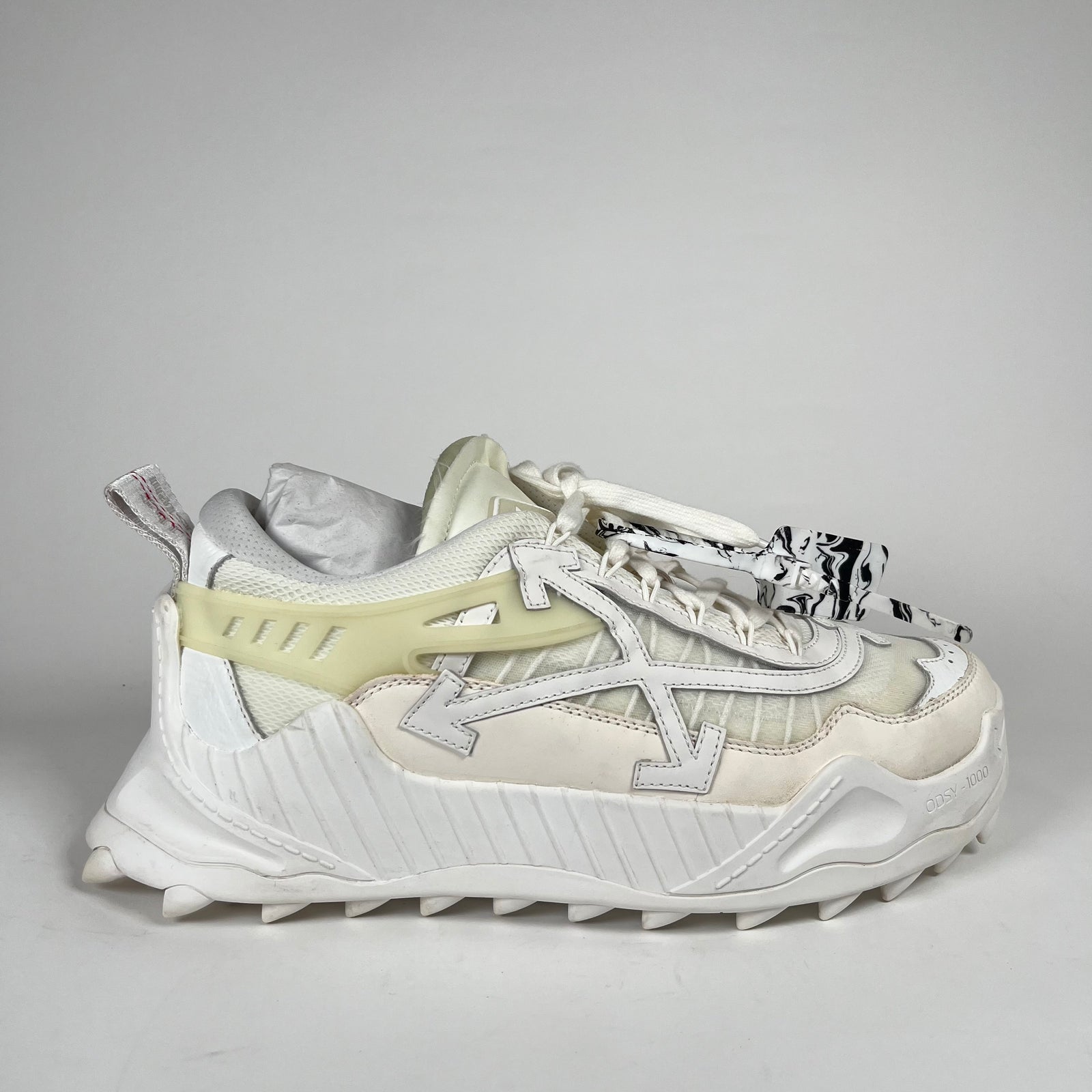 Off-White Odsy 1000 White Sneakers Size 44