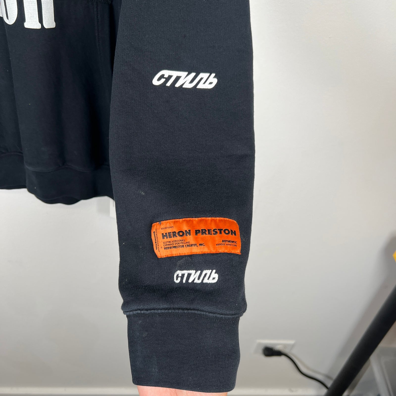 Heron Preston Purple Geese Hoodie Size M