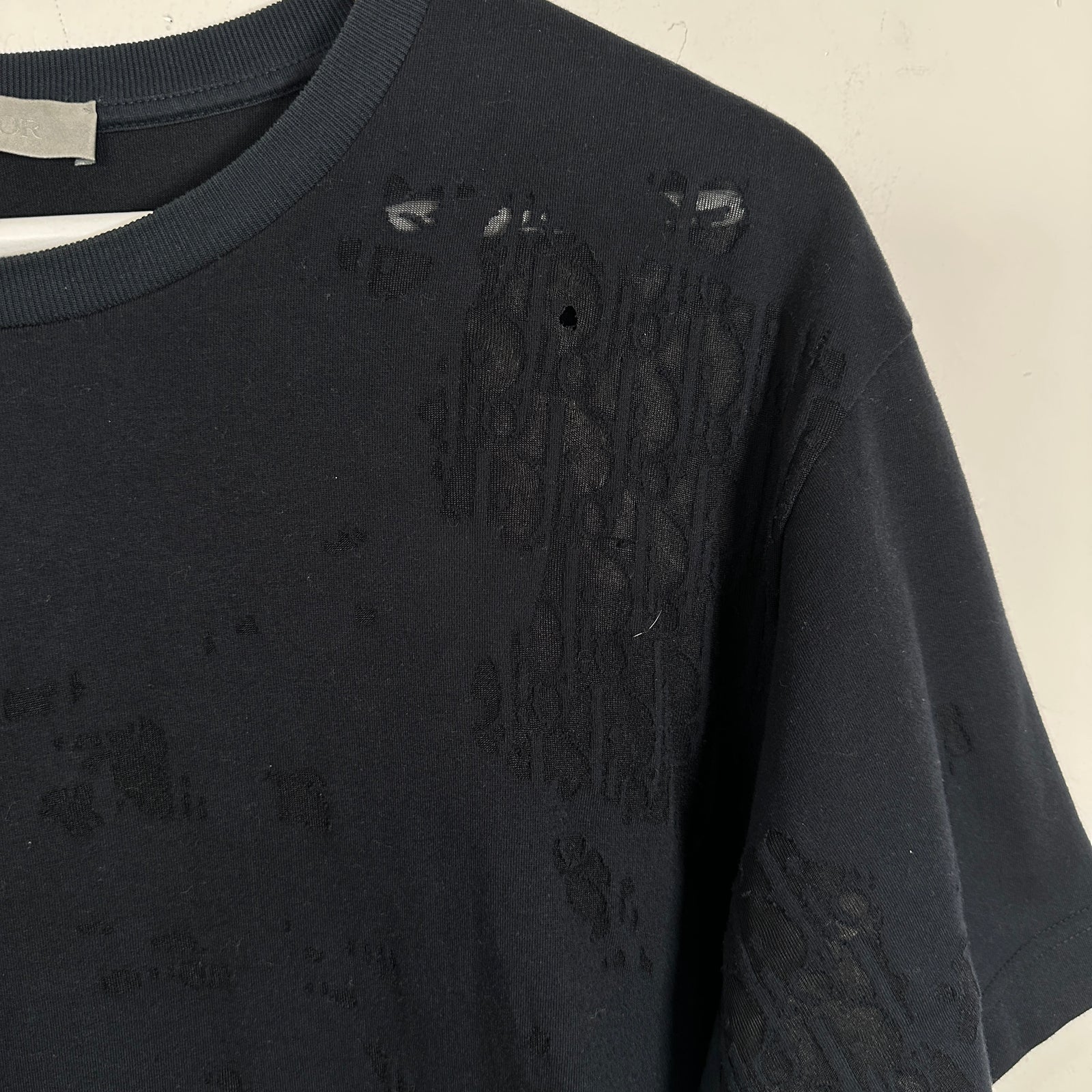 Dior Monogram Sheer Patch T-Shirt Size L
