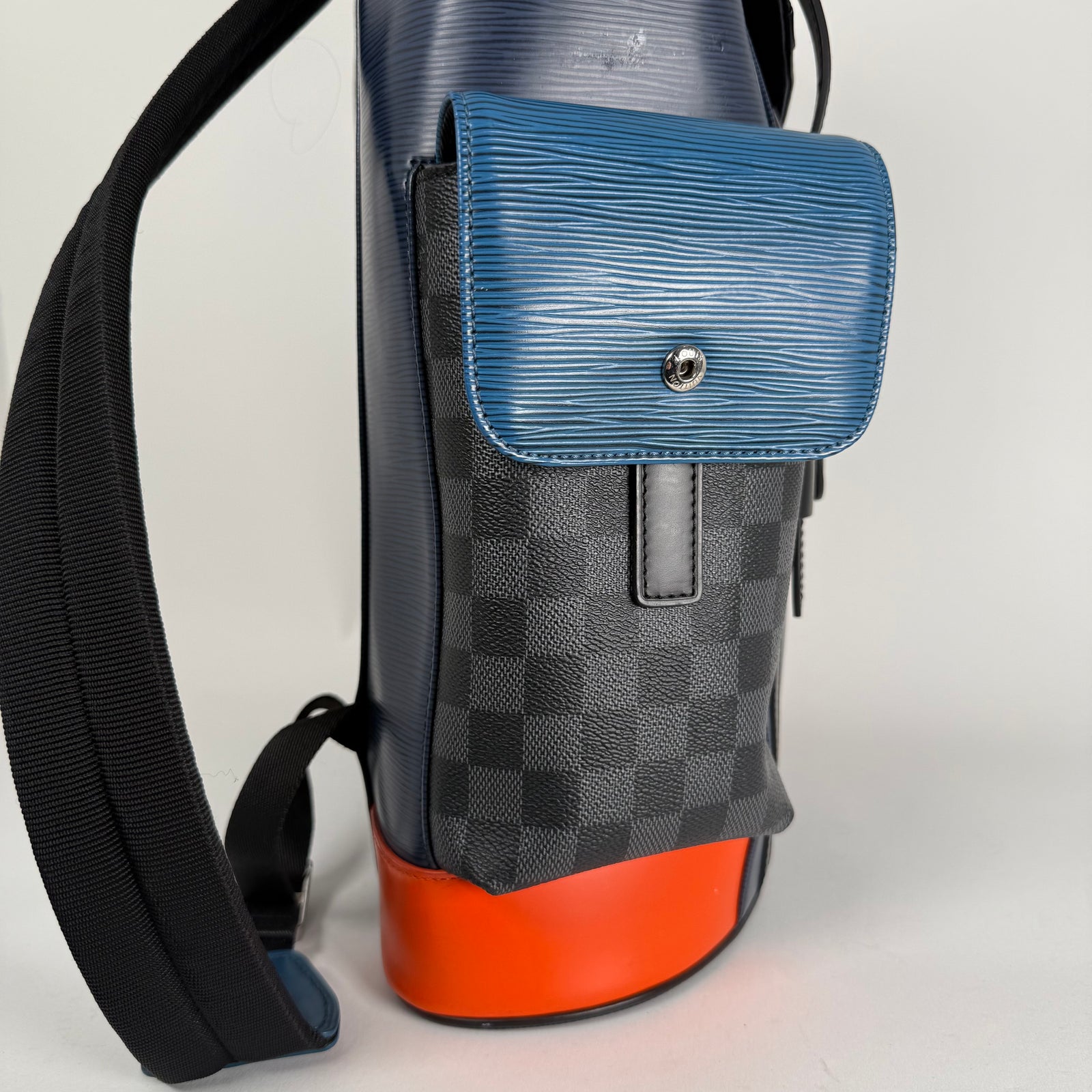 Louis Vuitton Epi Christopher Damier Cobalt Backpack