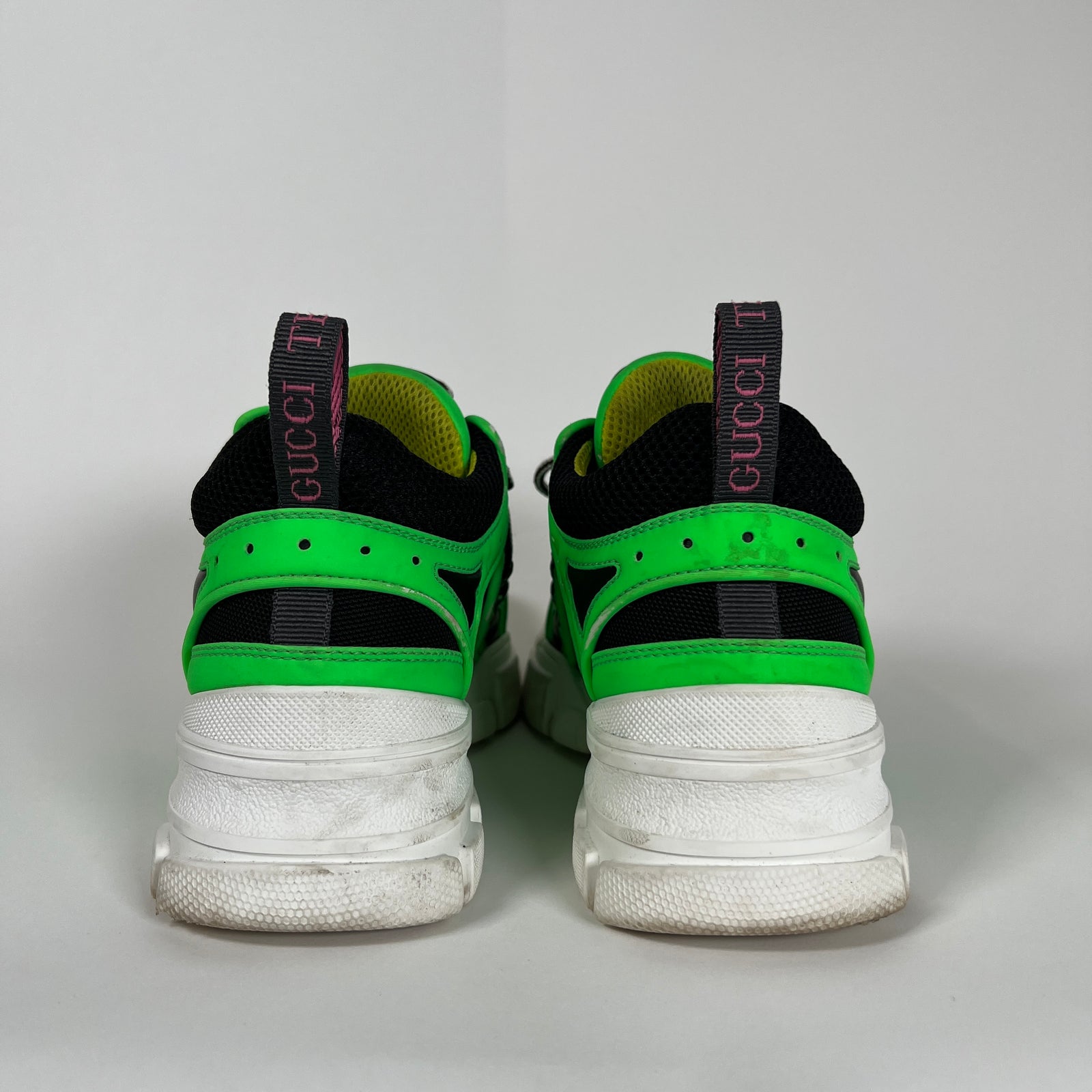 Gucci Green Flashtrek Sneaker Size 8.5