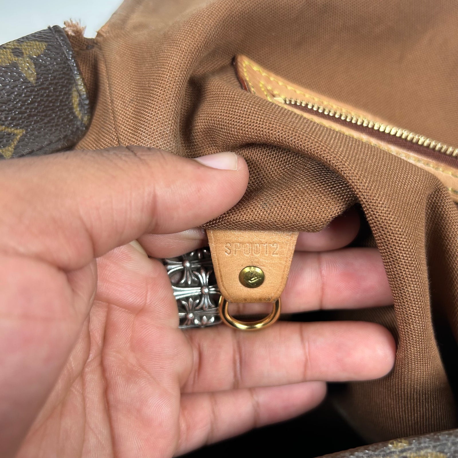 Louis Vuitton Brown Abbesses Monogram Shoulder Bag