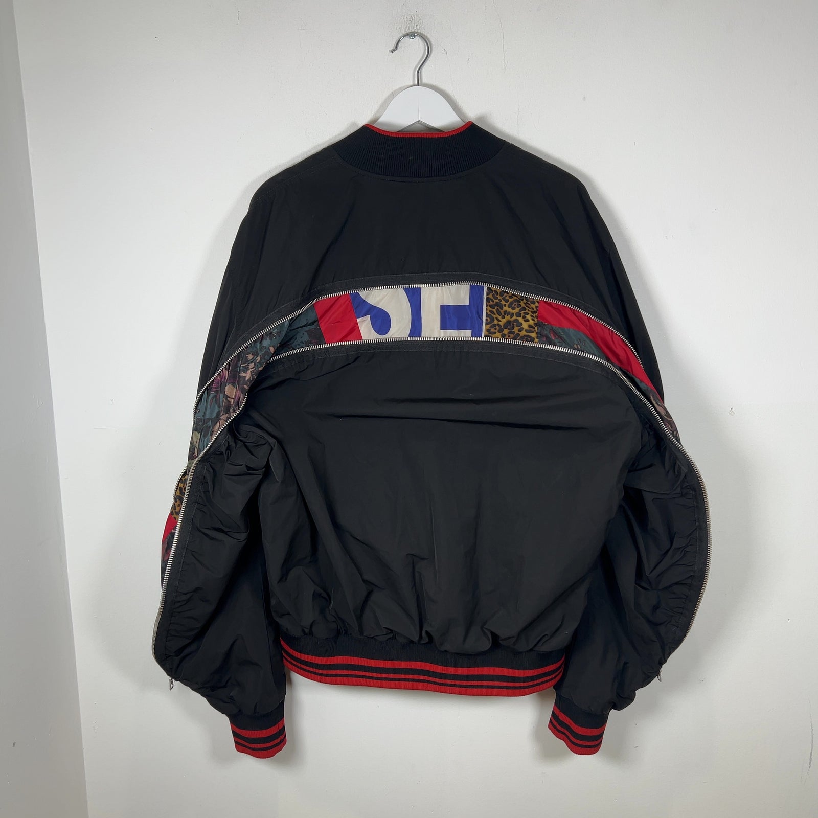 Dries Van Noten Vellow Patch Back-Zip Light Jacket