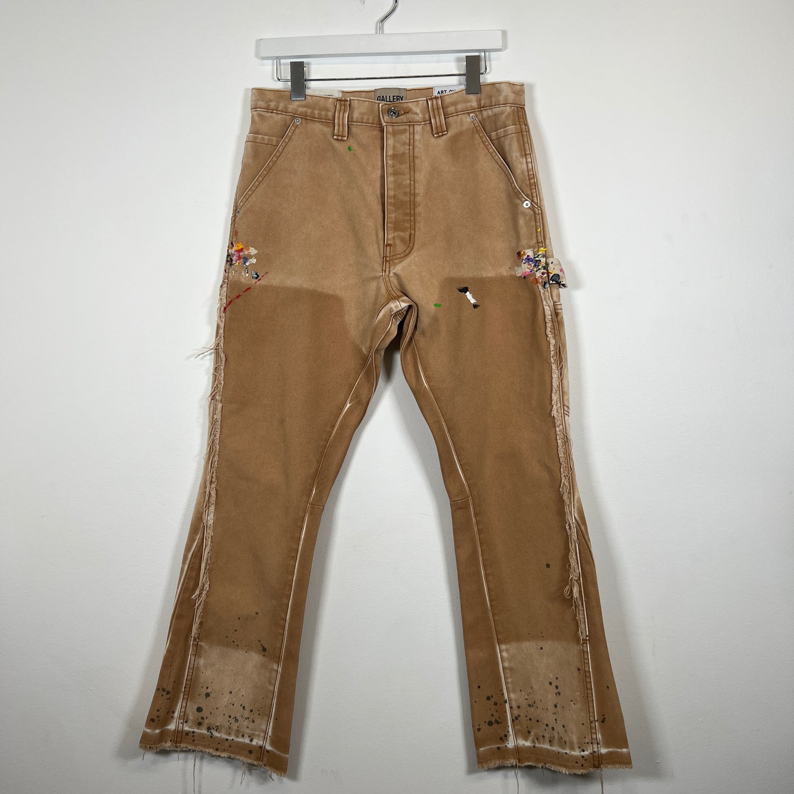 Gallery Dept Tan Carpenter Flares Sz 32