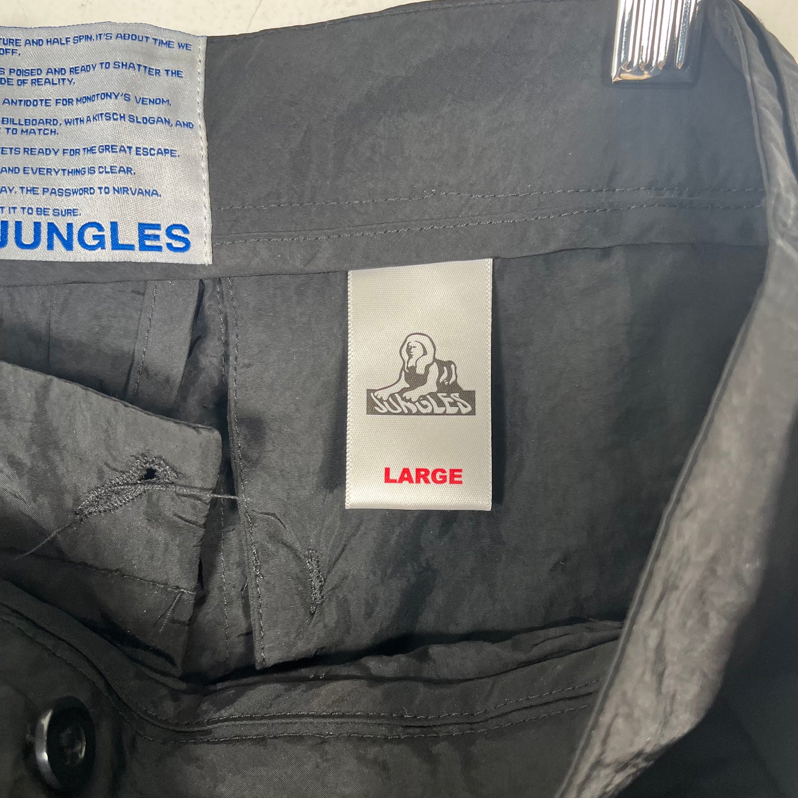 Jungles Jungles Nylon Cargo Pants Size L