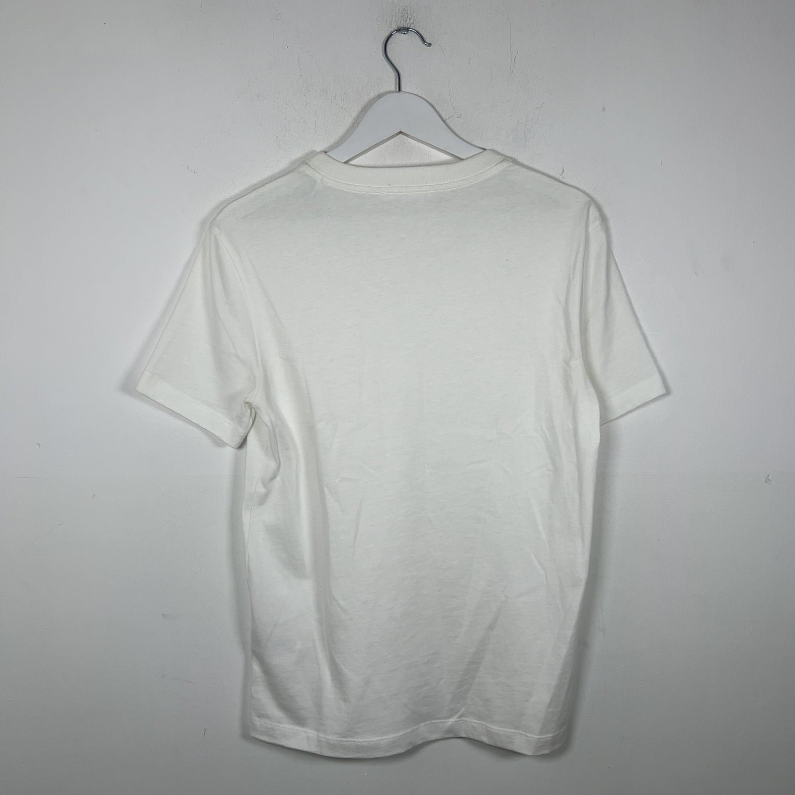 Helmut Lang Embossed Logo White T-Shirt