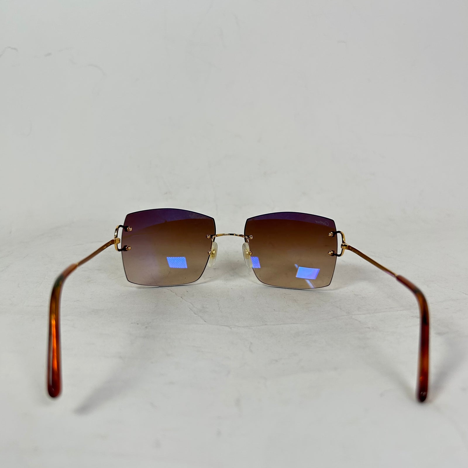 Cartier Big C Decor Gold Wire Glasses