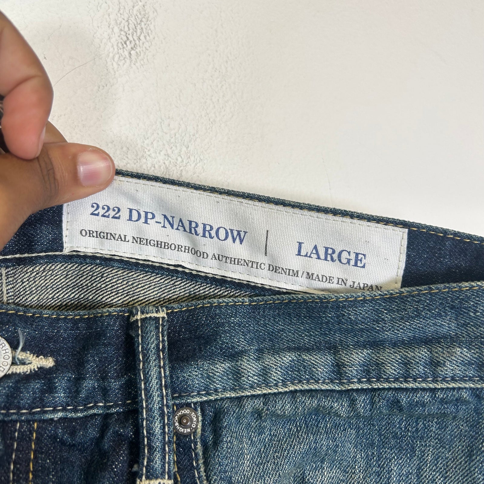 Neighborhood Blue Savage Denim DP Basic Distressed Jeans