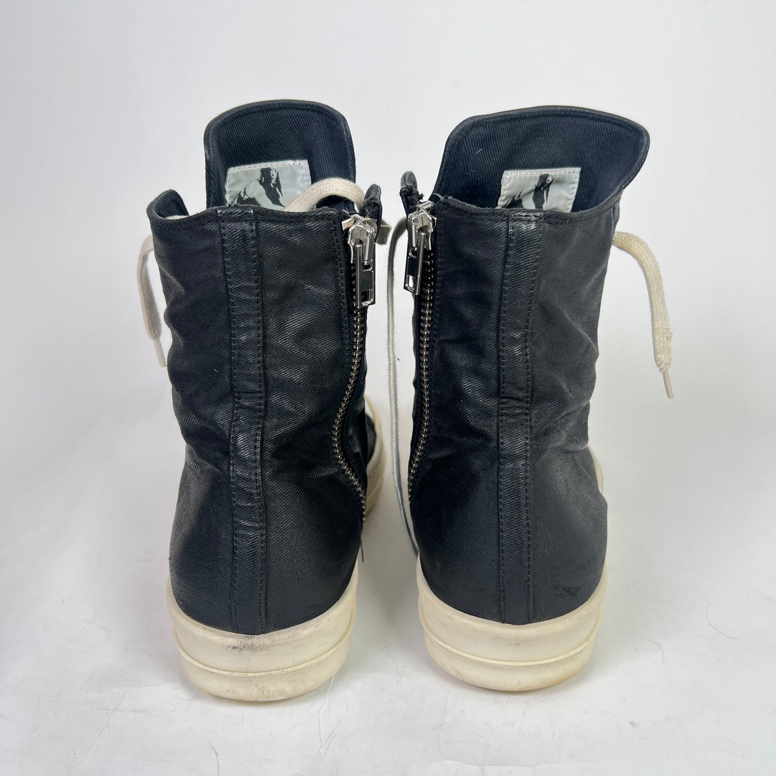 Rick Owens DRKSHDW Waxed High-Top Ramones