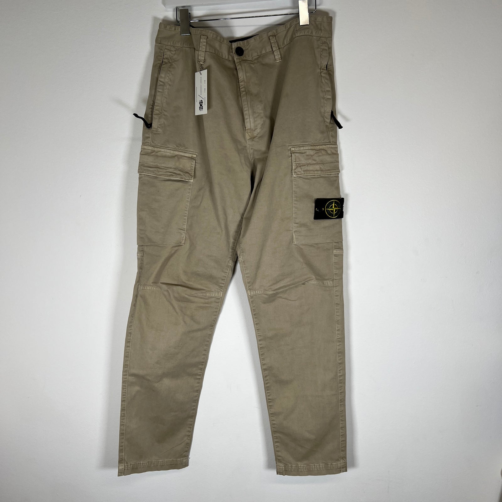 Stone Island Khaki Cargo Pants Size 36