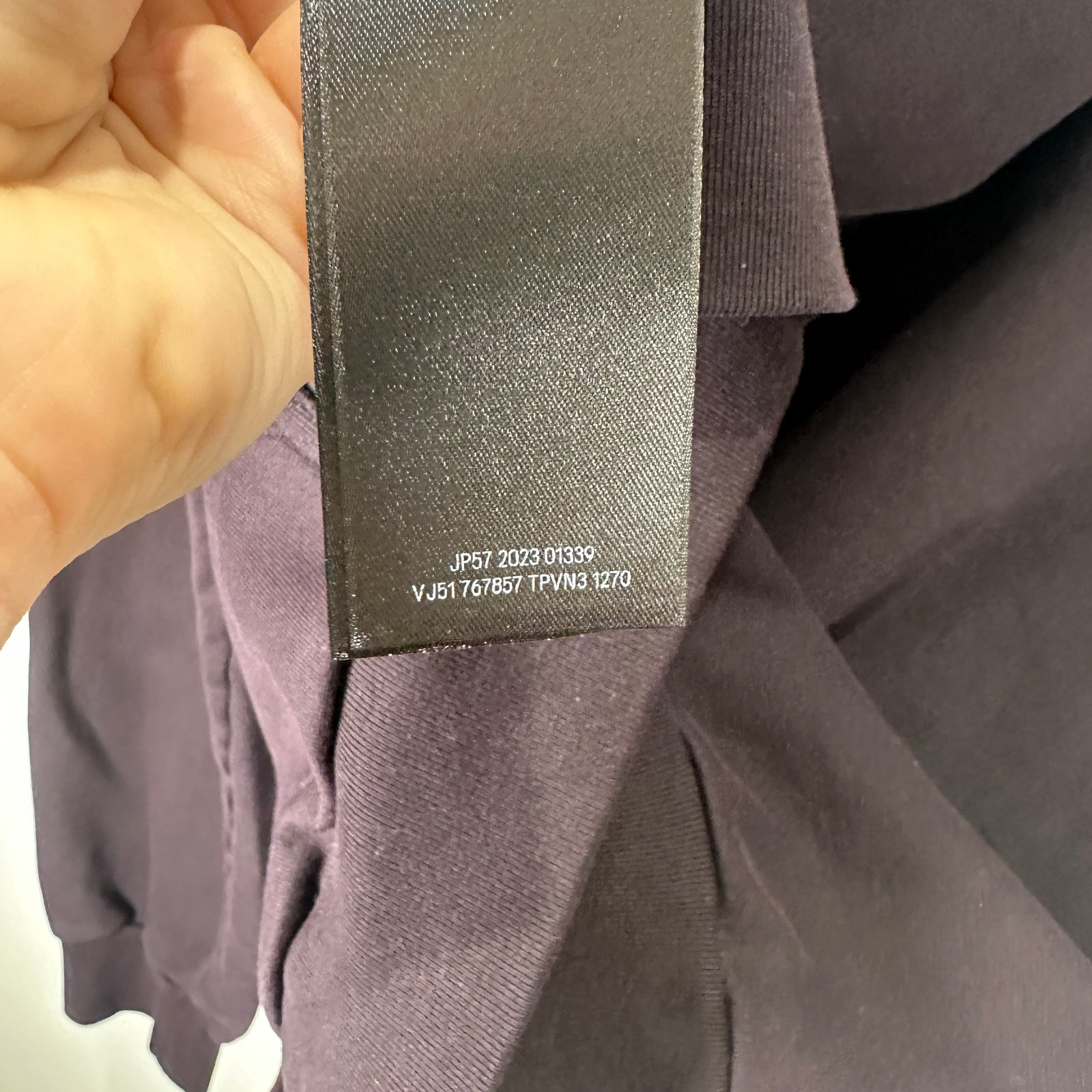 Balenciaga Black Sample Sticker Hoodie Size S