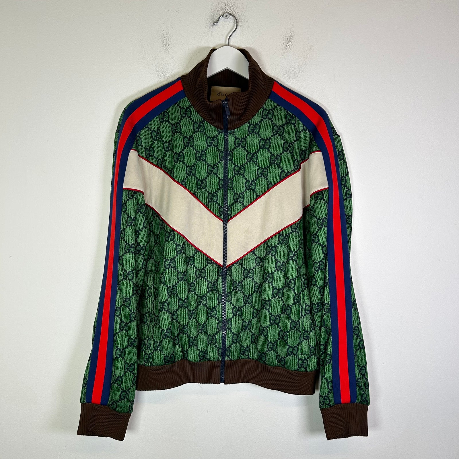 Gucci GG Monogram Tech-Jersey Track Jacket