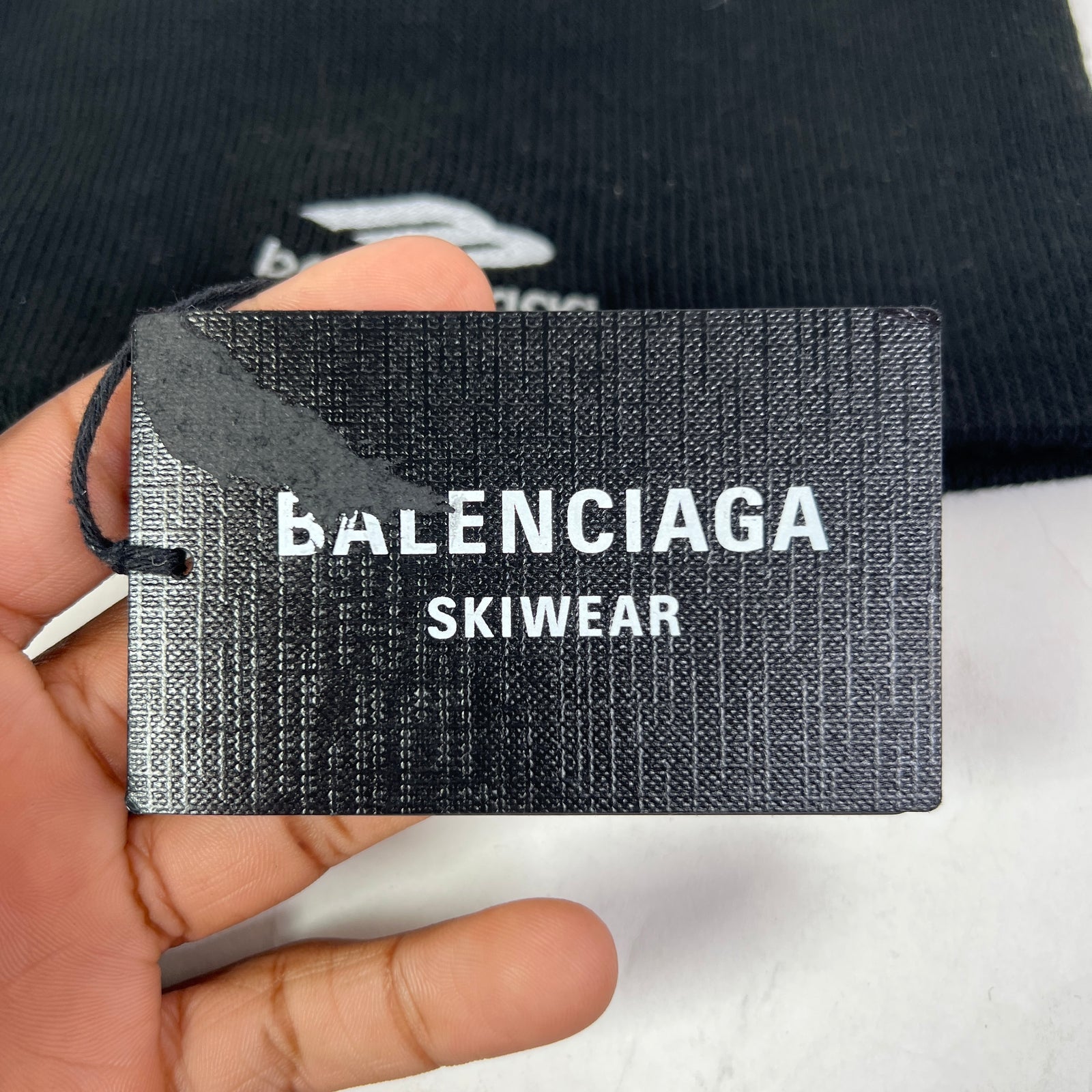 Balenciaga 3B Sports Icon Ribbed Beanie