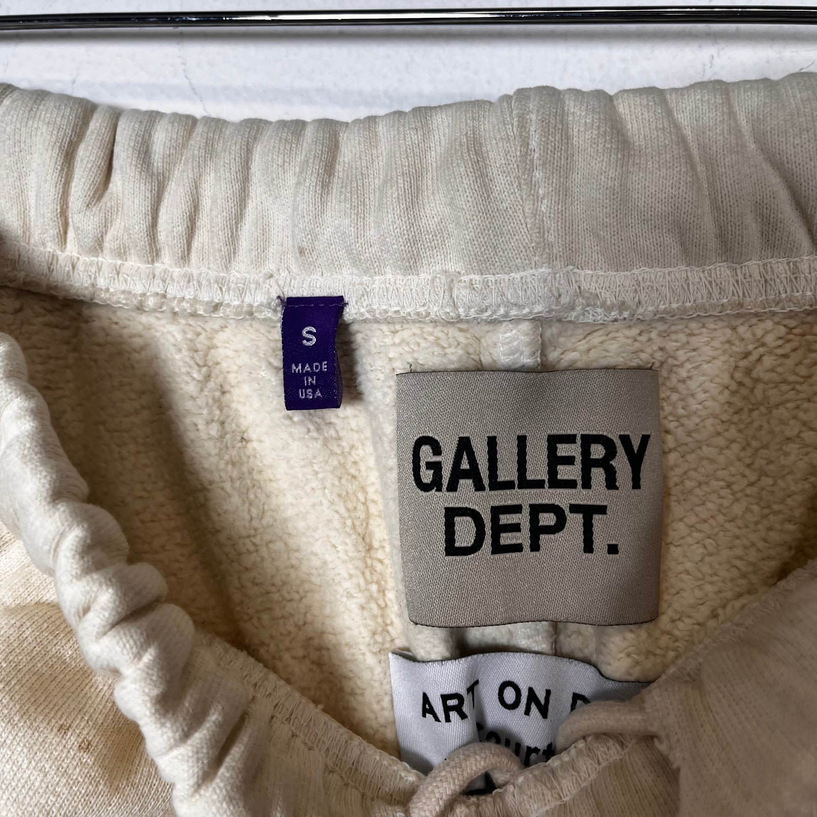 Gallery Dept Cream Flare Sweatpants Size S