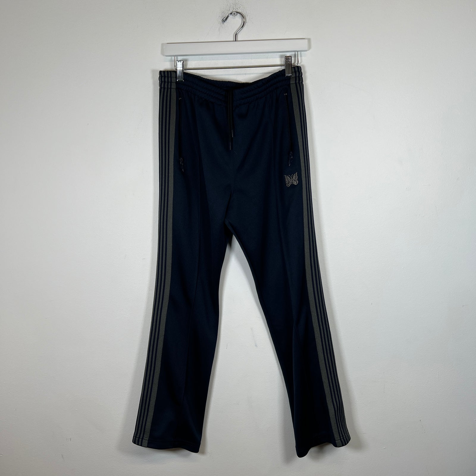 Needles Navy/Grey Track Pants Size M