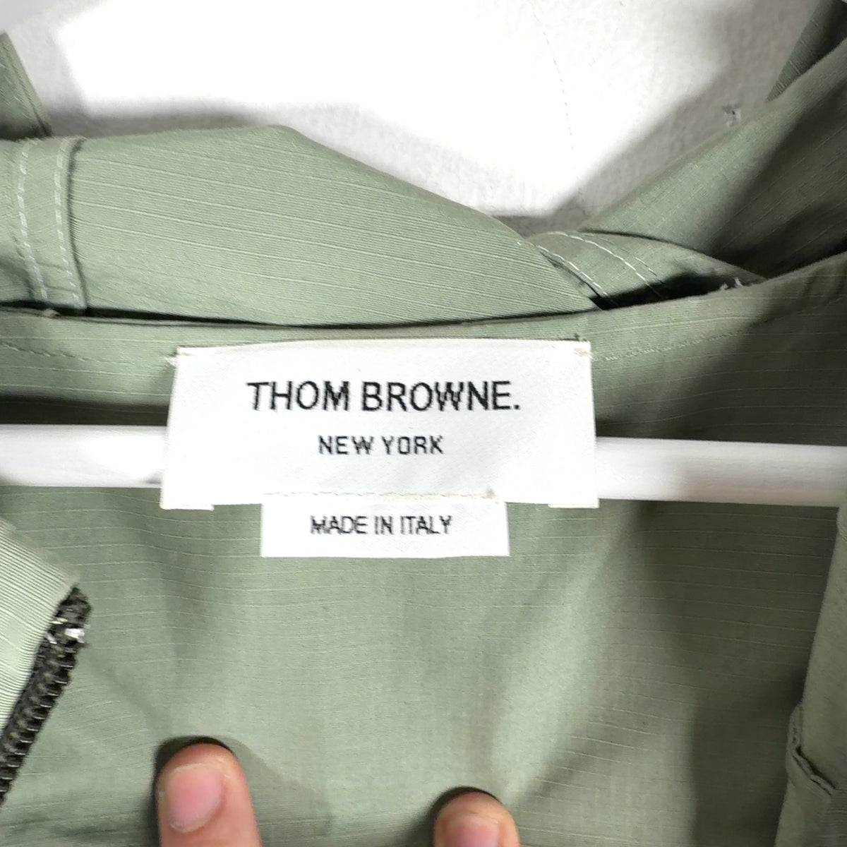 Thom Browne FW22 Colorblock Zip-Up Light Jacket