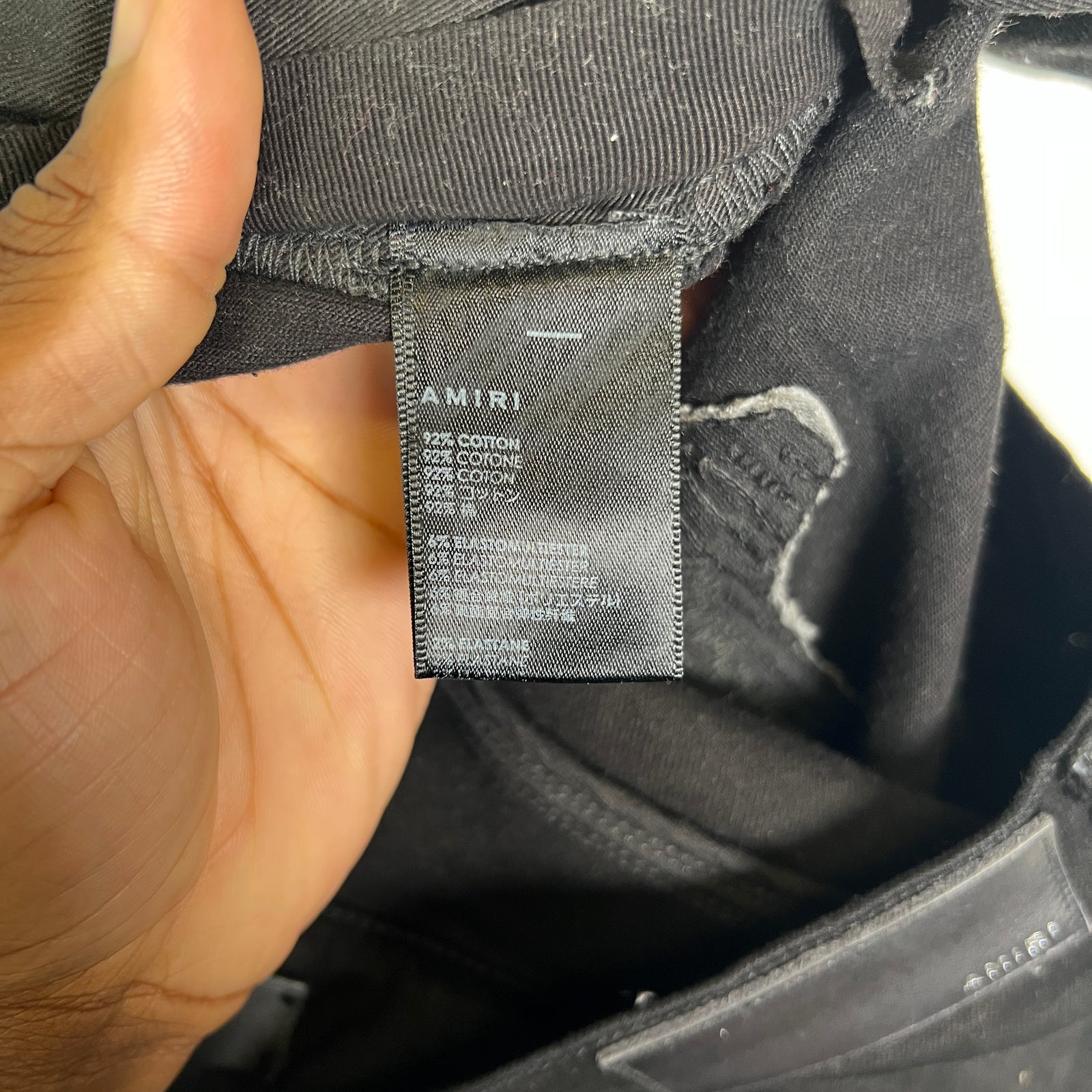 Amiri MX1 Bandana Patch Jeans