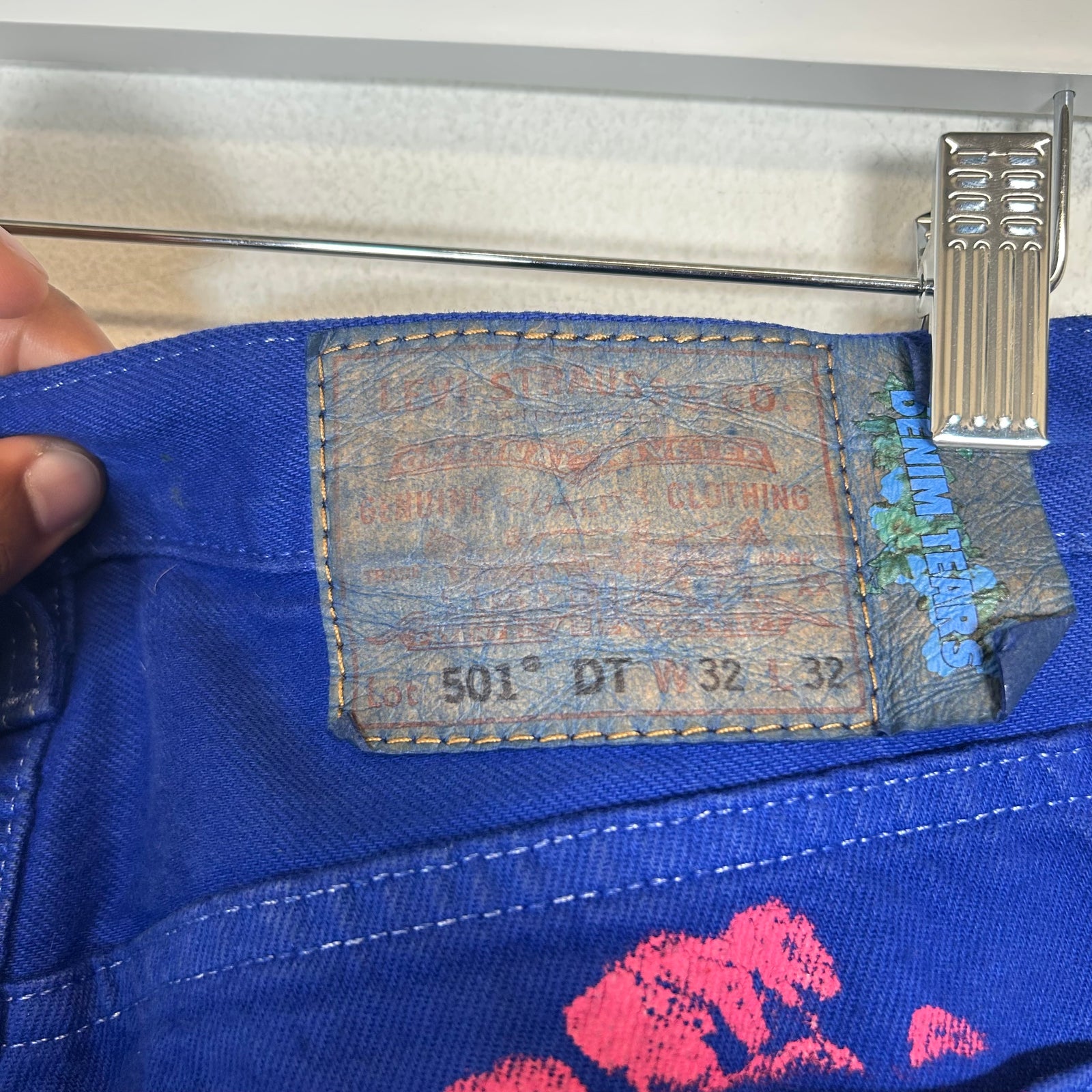 Bstroy x Denim Tears Blue Jeans Size 32