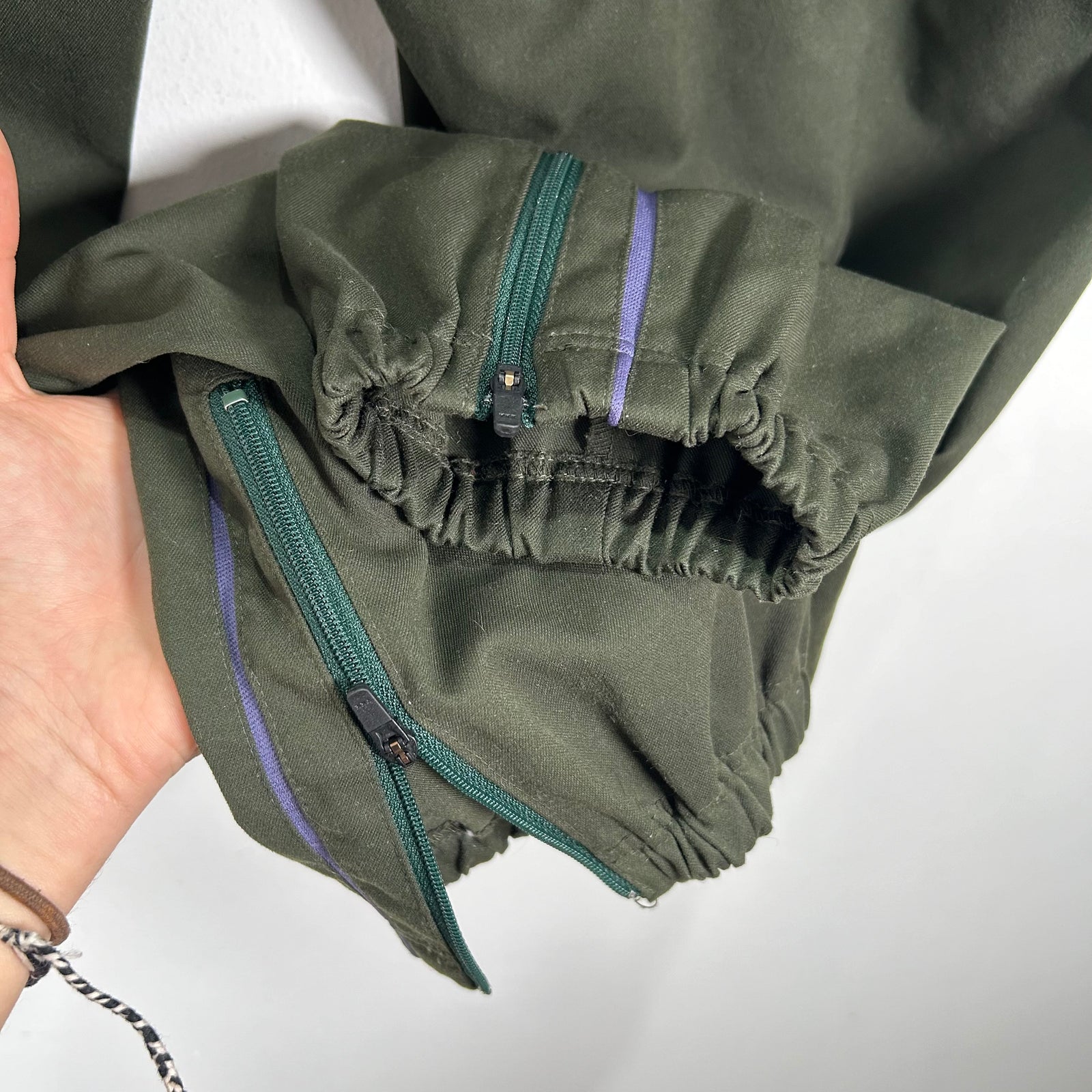 Needles Green Cuffed Track Pants Size Large