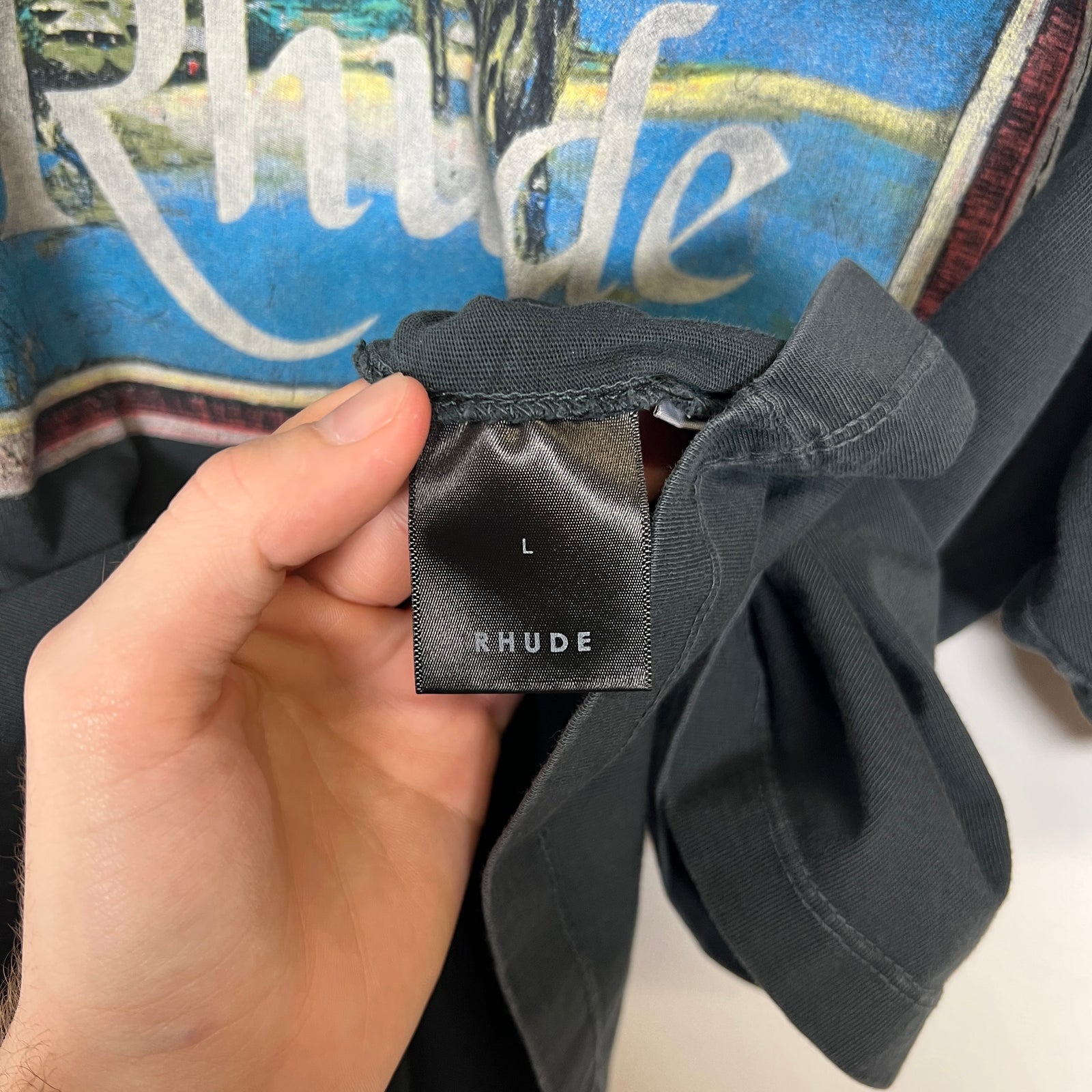 Rhude Wolf Graphic T-Shirt Size L