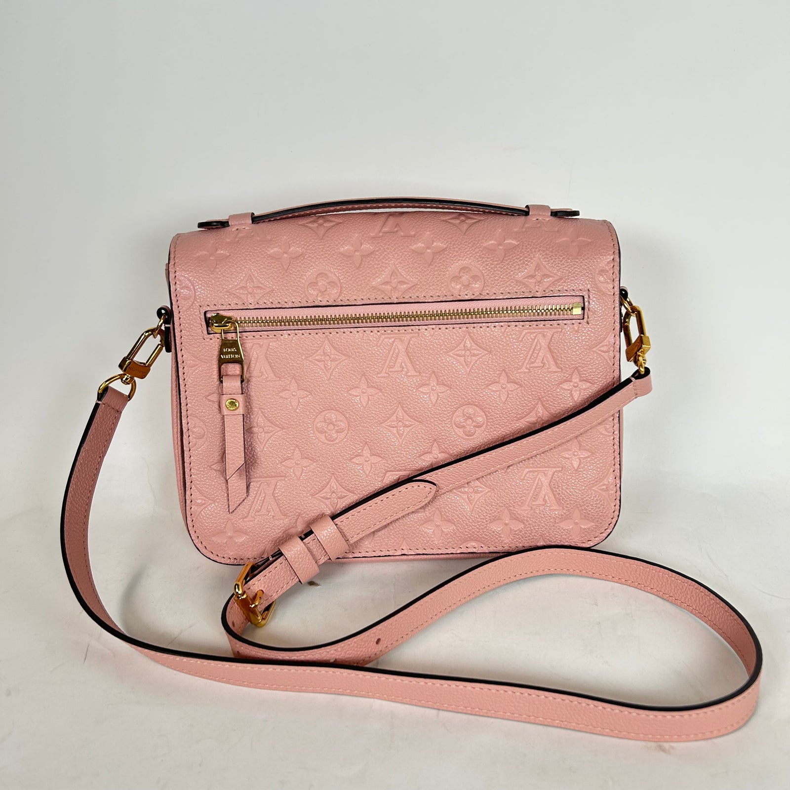 Louis Vuitton Pink Monogram Empreinte Pochette Metis