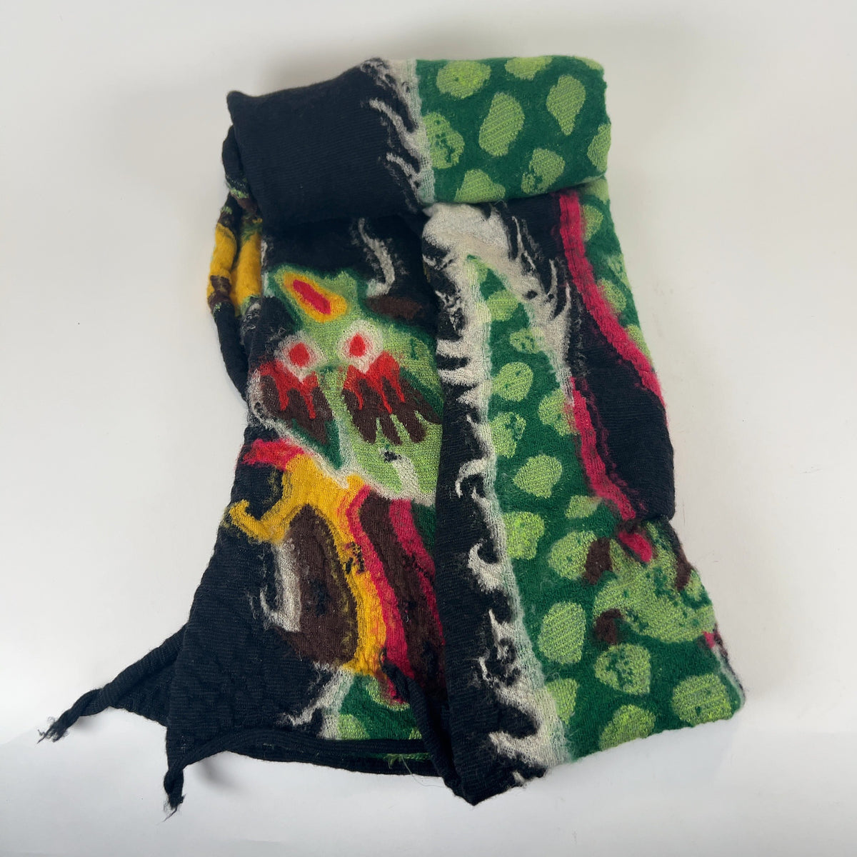 Kapital Fulling Wool Dragon Scarf