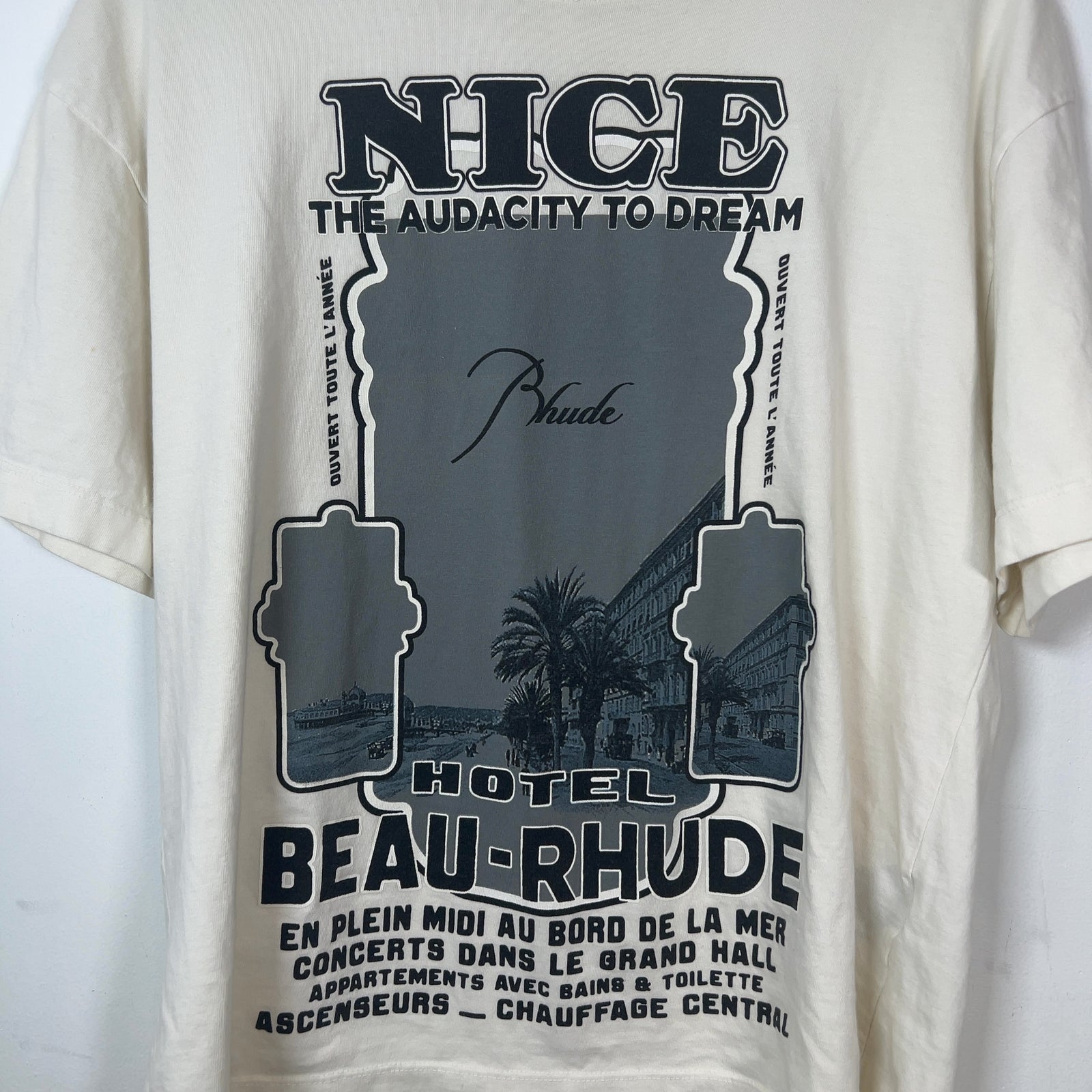 Rhude Nice Hotel Graphic T-Shirt