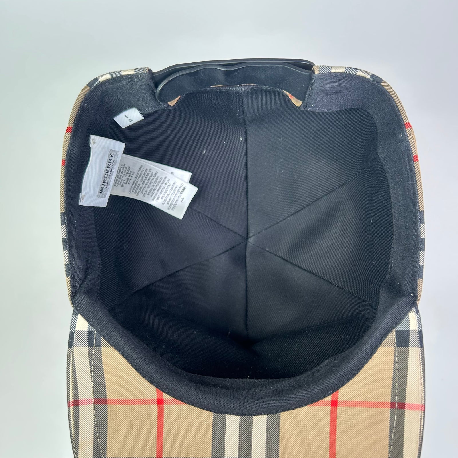 Burberry Check Baseball Hat