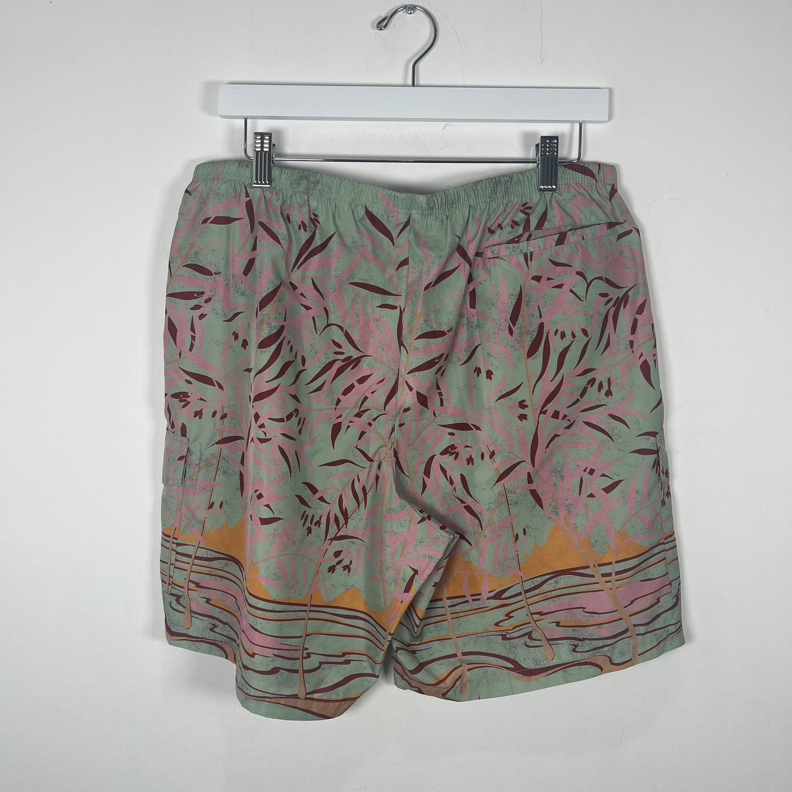 Palm Angels Green Trees Shorts Size L