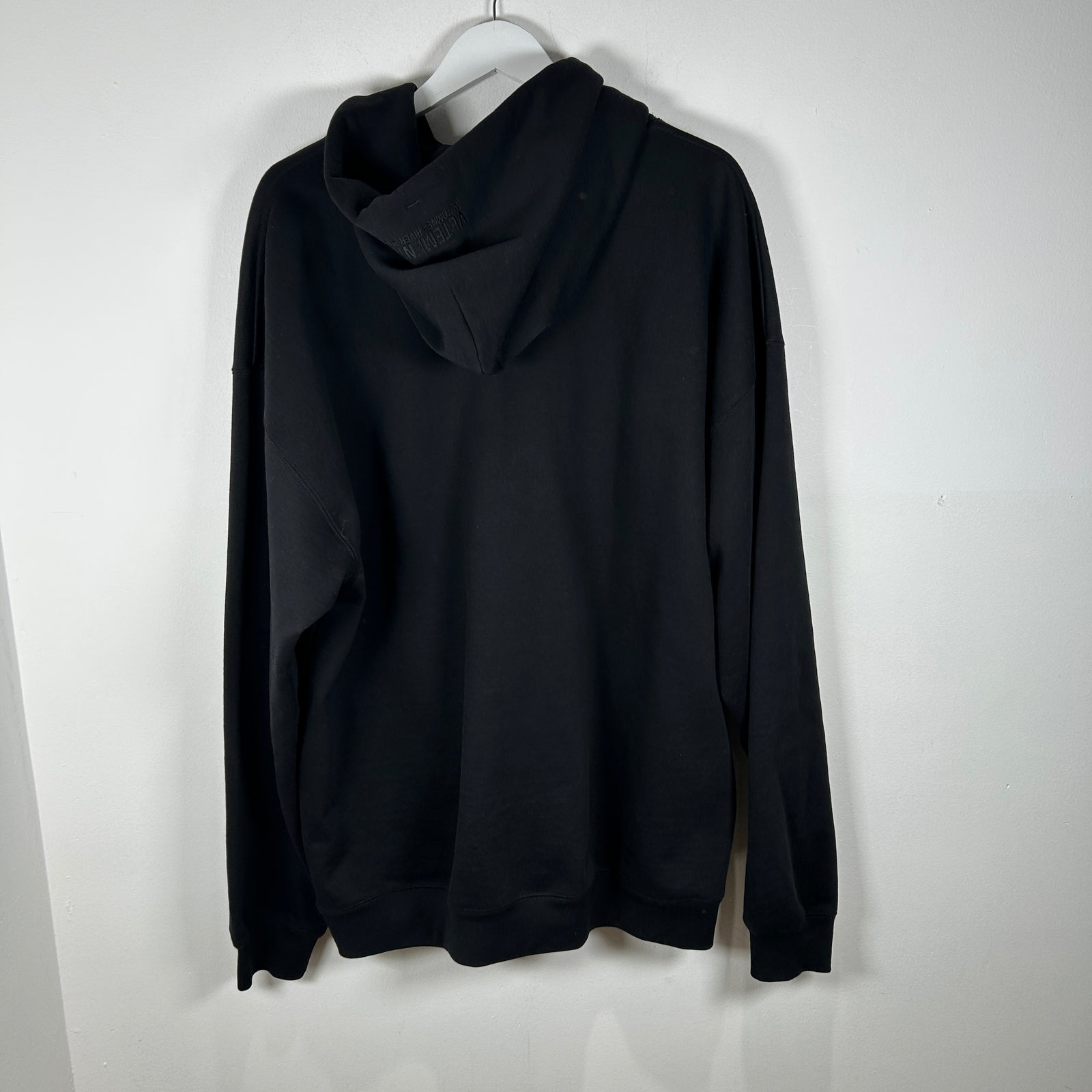 Vetements Rhinestone Crystal Logo Oversized Hoodie Size S