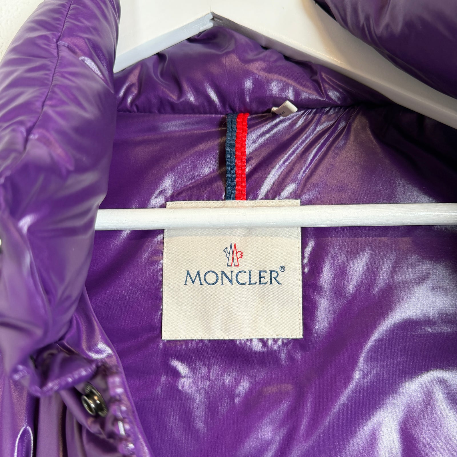 Moncler Purple Tibb Down Vest Size 5