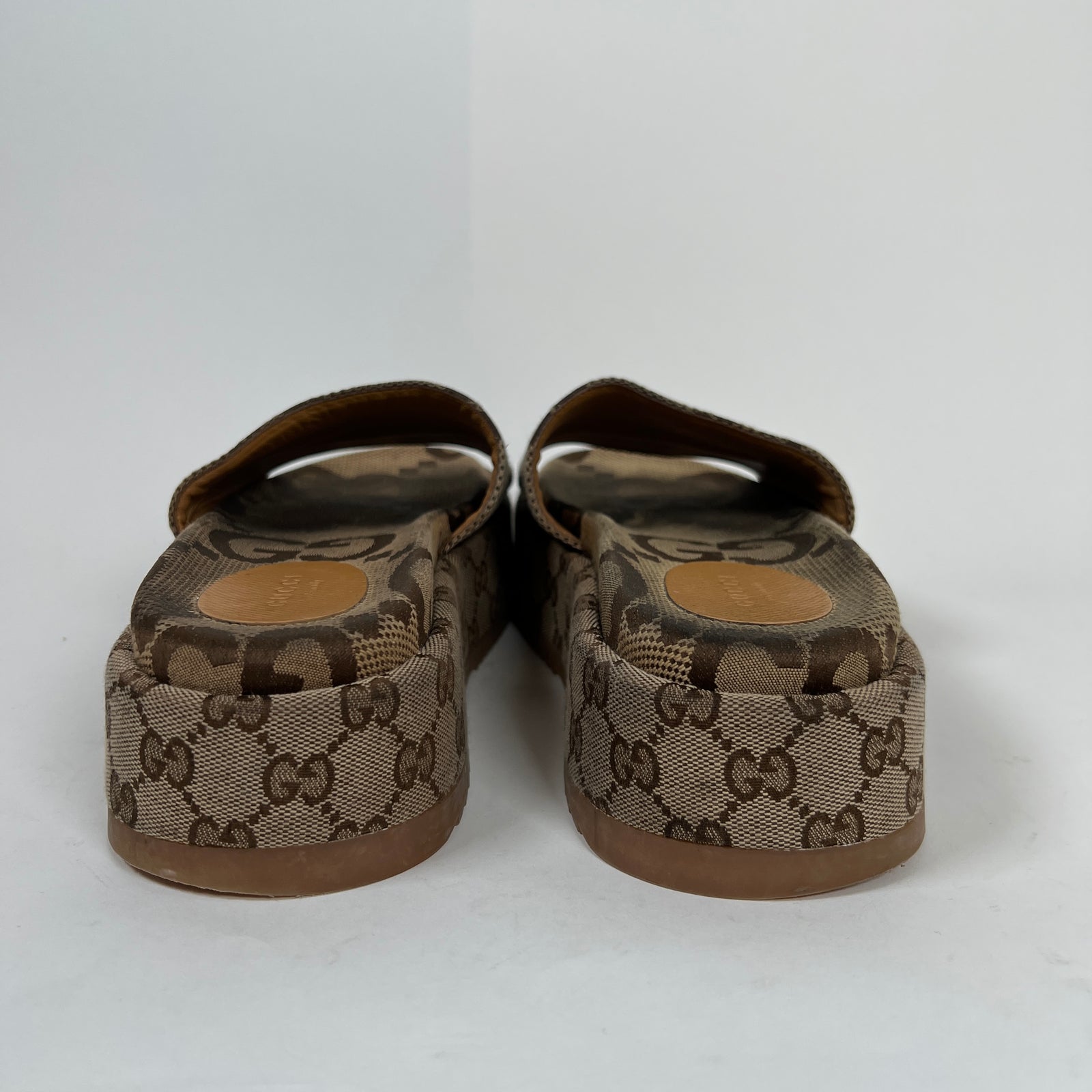 Gucci GG Platform Sandals Size 39.5