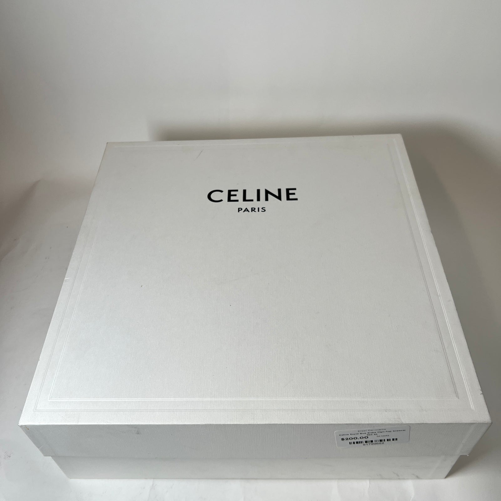 Celine Royal Blue Brake High-Top Sneaker Size 44