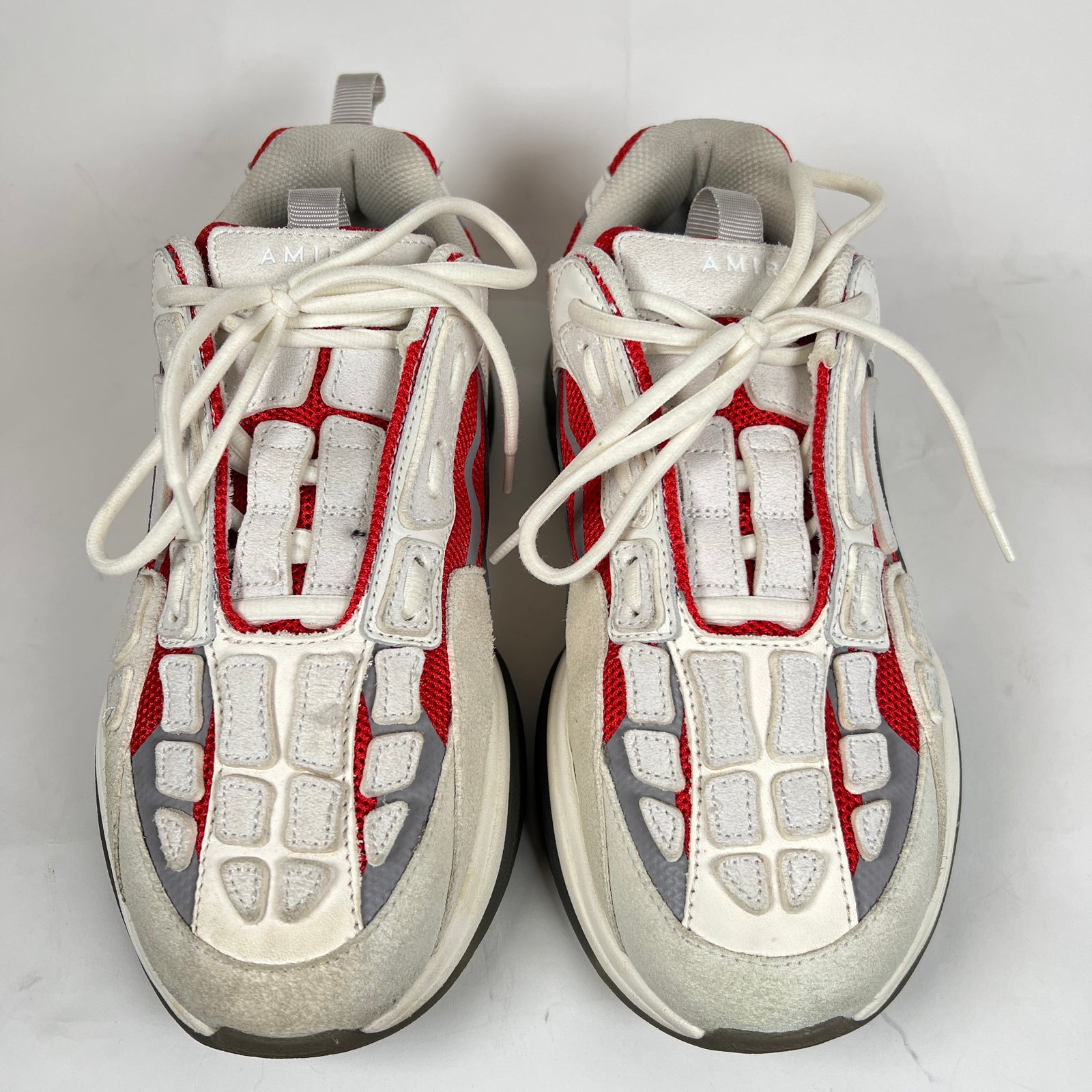 Amiri Grey/Red Bone Runner Size 42