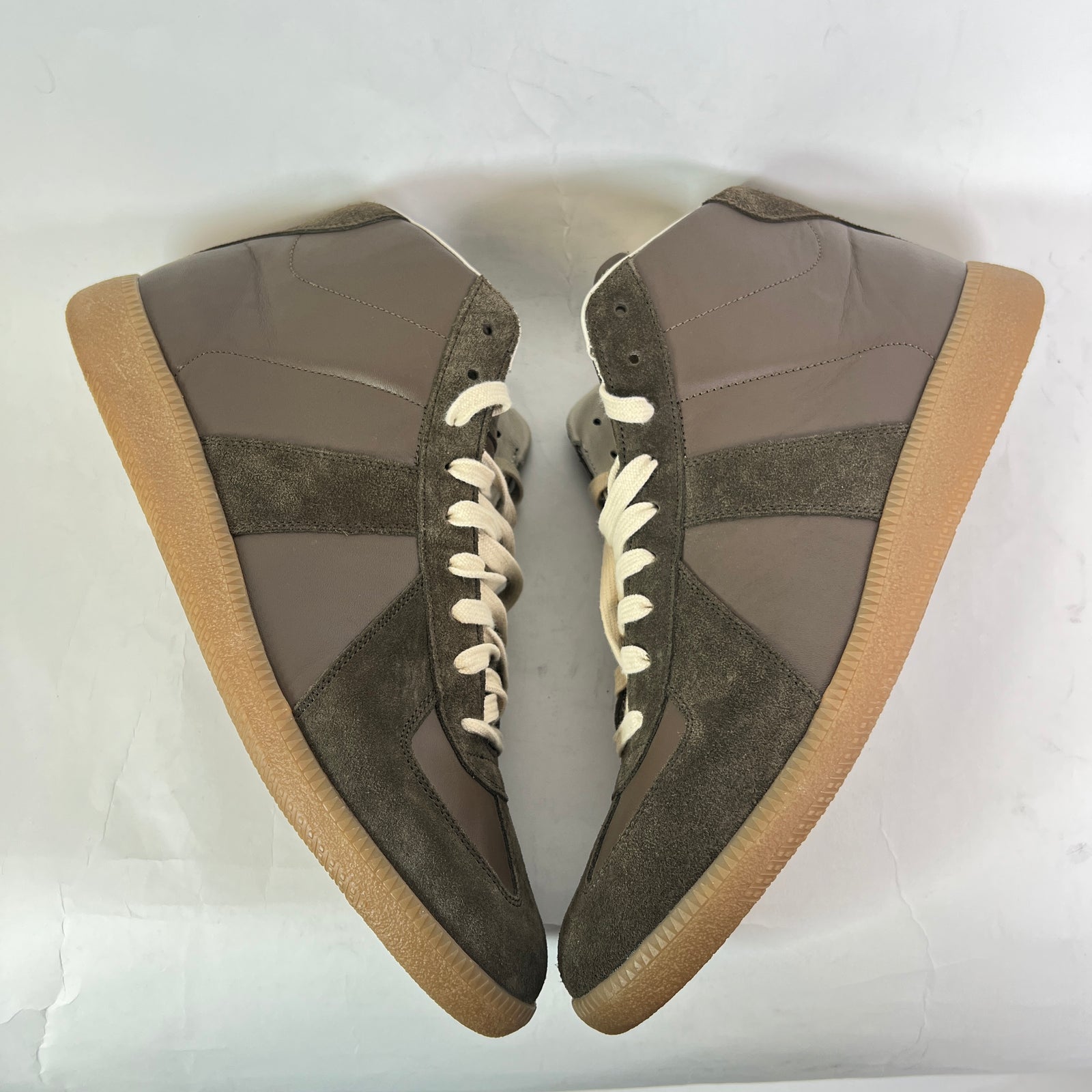 Maison Margiela Brown Mid-Top Replica Gats Size 46