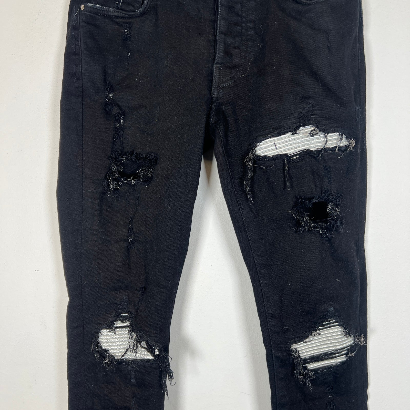 Amiri MX1 Black/Metallic Patch Size 29