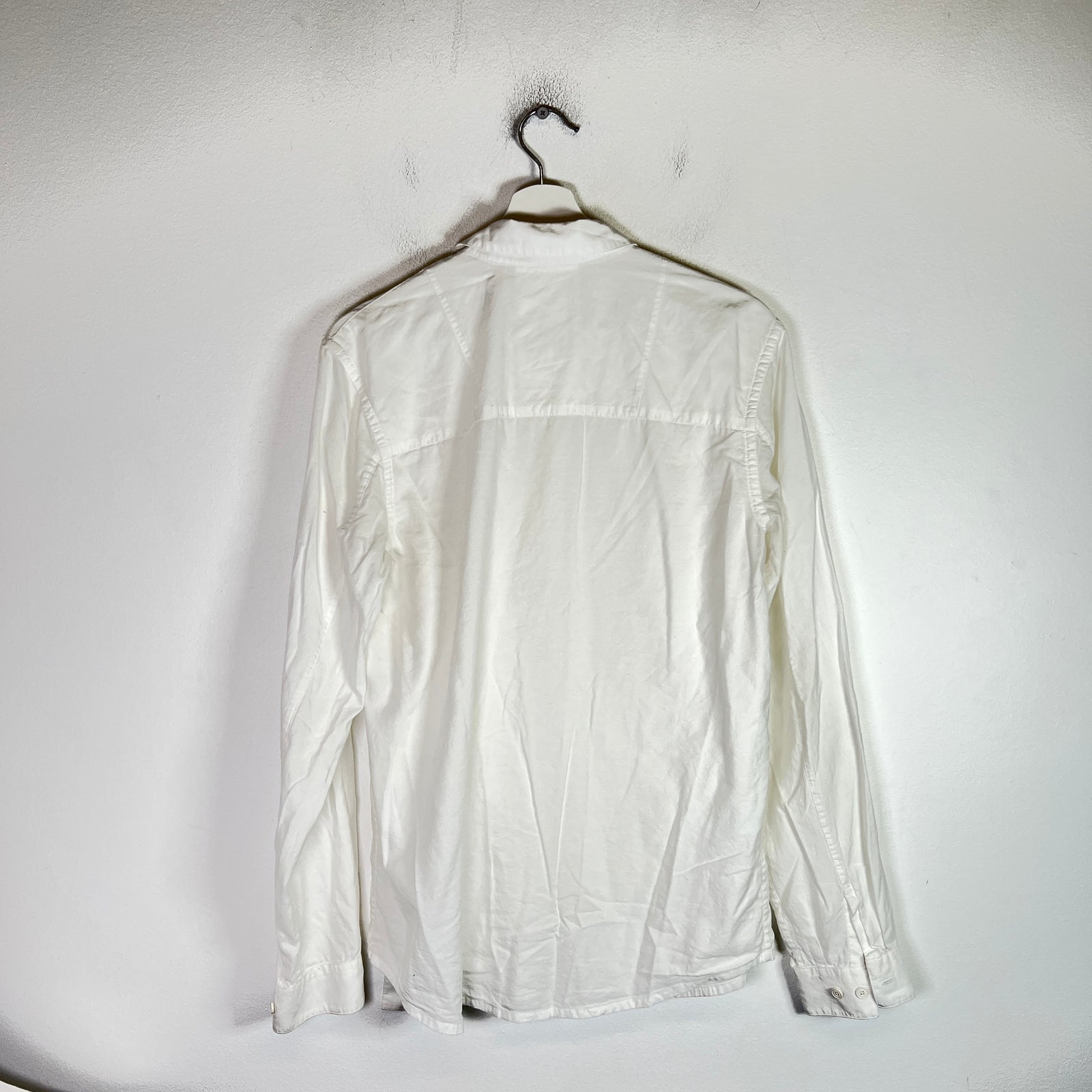 Helmut Lang White Button-Up Shirt Size S