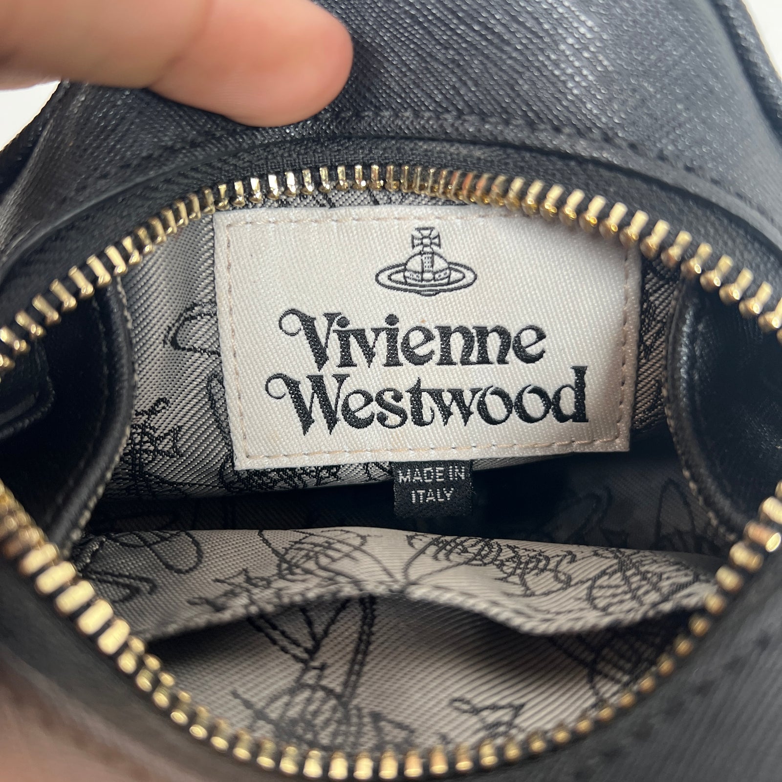 Vivienne Westwood Black Mini Yasmine Bag