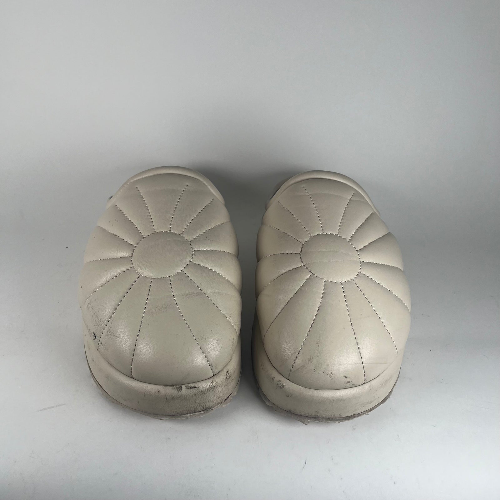 PDF Tan Uranus Leather Slides Size 10.5