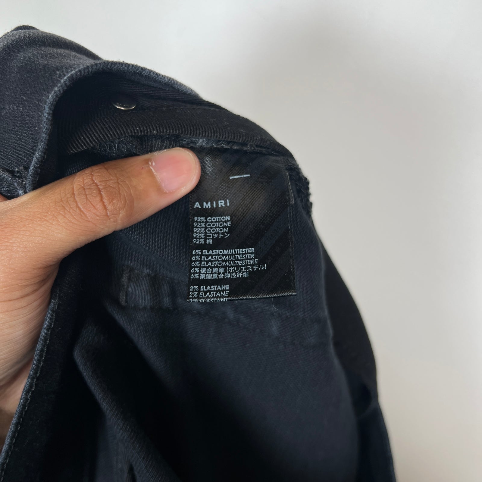 Amiri Tye Dye Bandana Thrasher Black Jeans Size 36