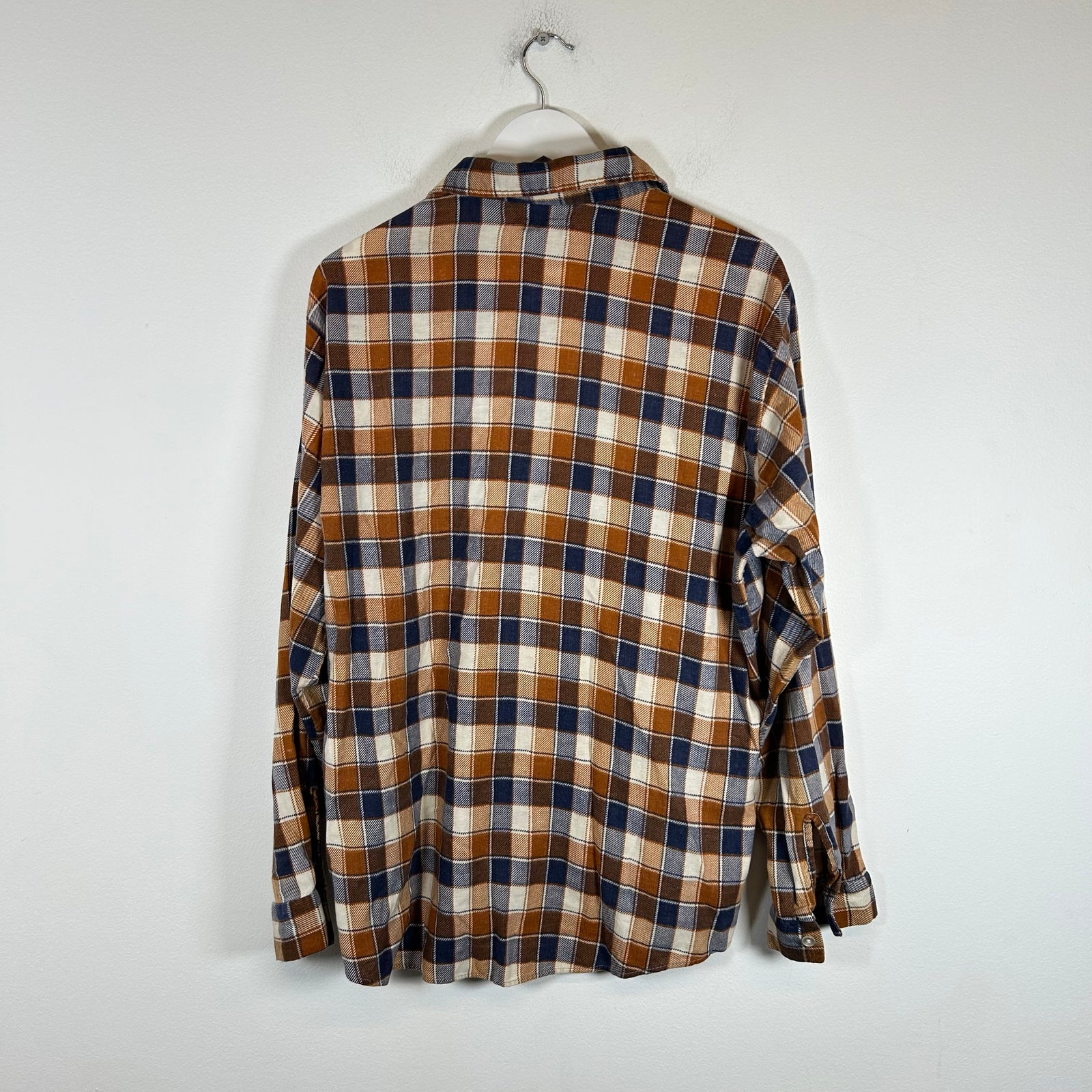 Needles Rebuild Ribbon Cut Flannel Shirt Size L
